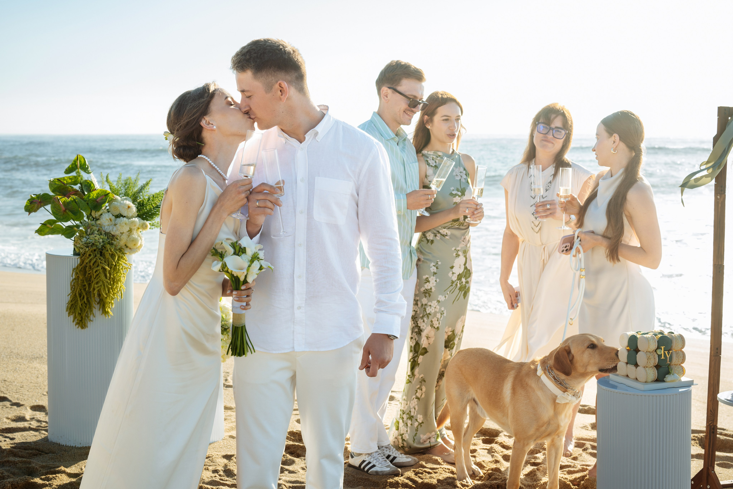 Ceremony by the Ocean🕊️. Wedding & Elopement Photographers in California