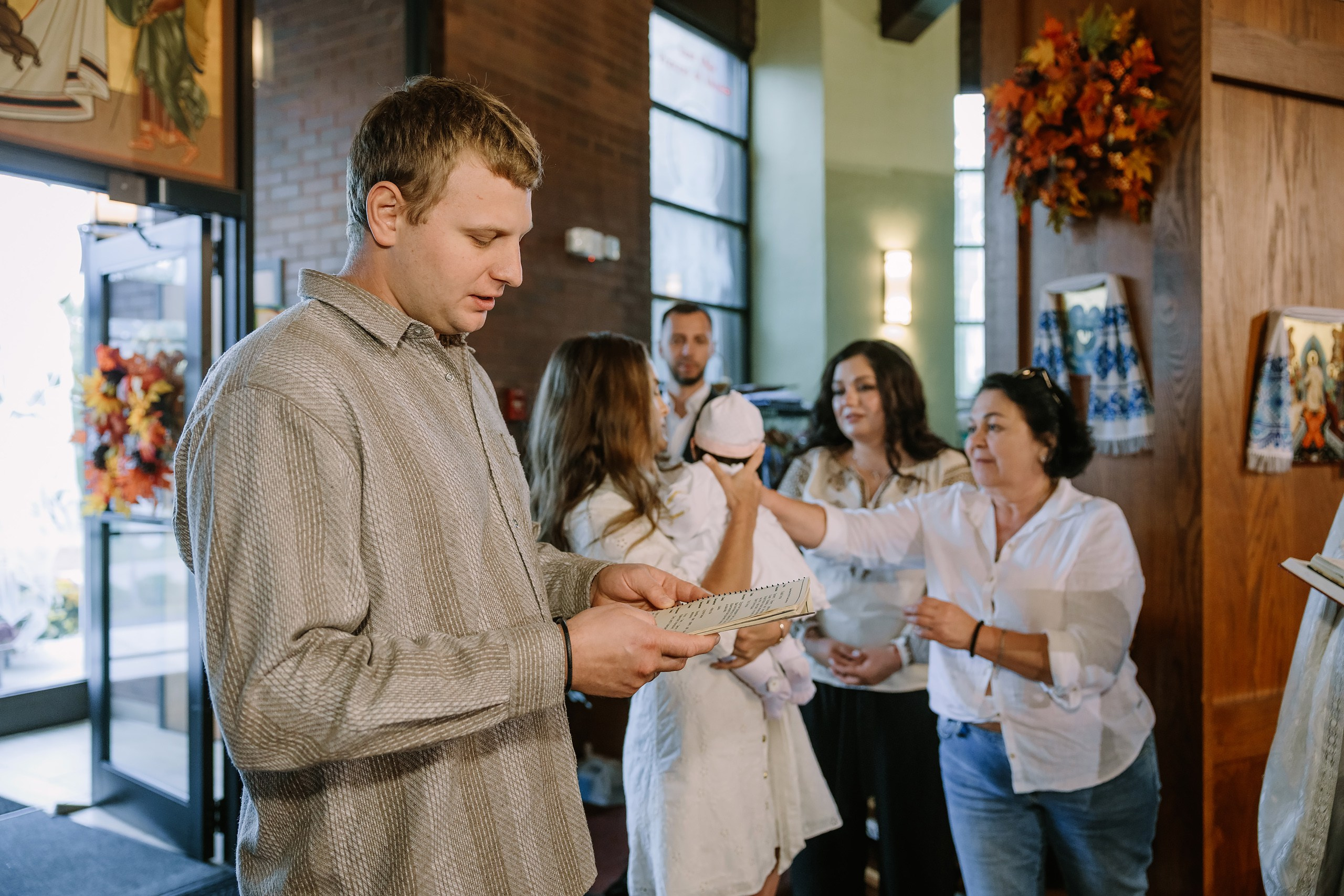 10.11.2025 Christening. Wedding family event photographer in Chicago Nick Yushevich