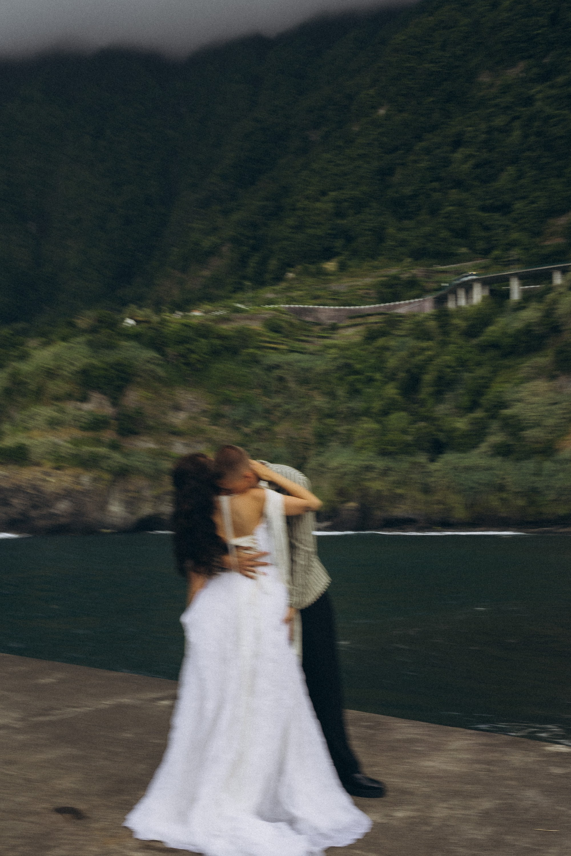 Elopement First Look & Vows in Madeira | Miradouro da Noiva & Seixal Beach