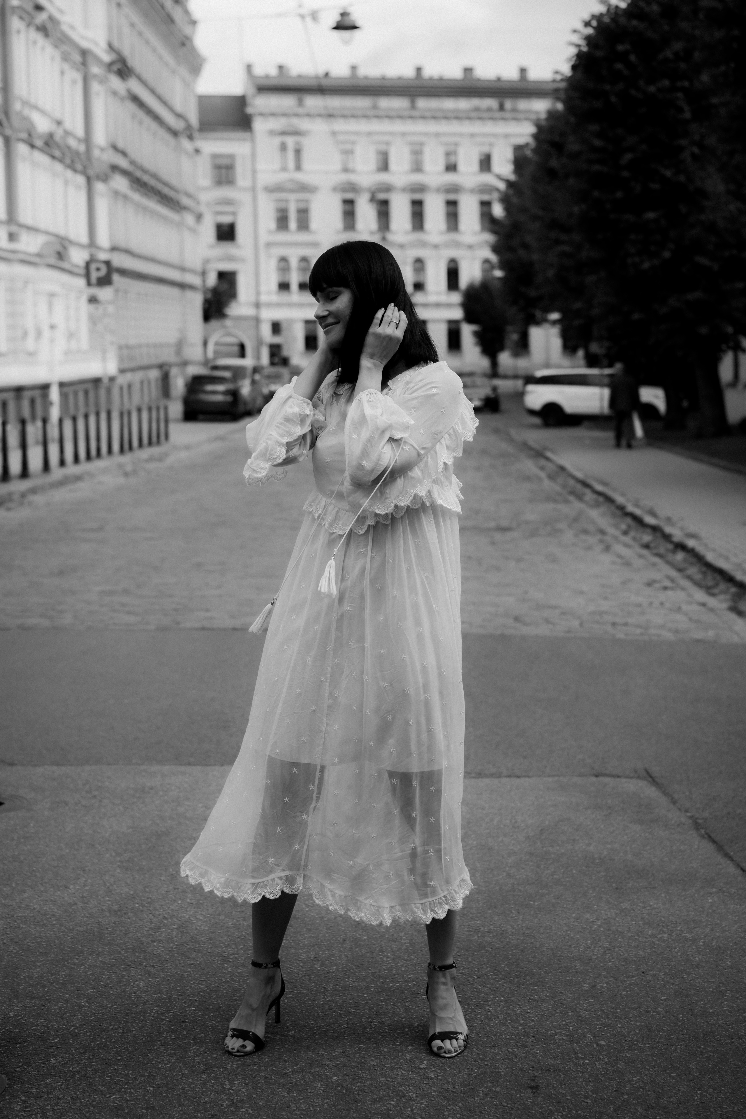 Streetstyle photoshoot. Portrait, lookbook and family photographer in Riga, LATVIA