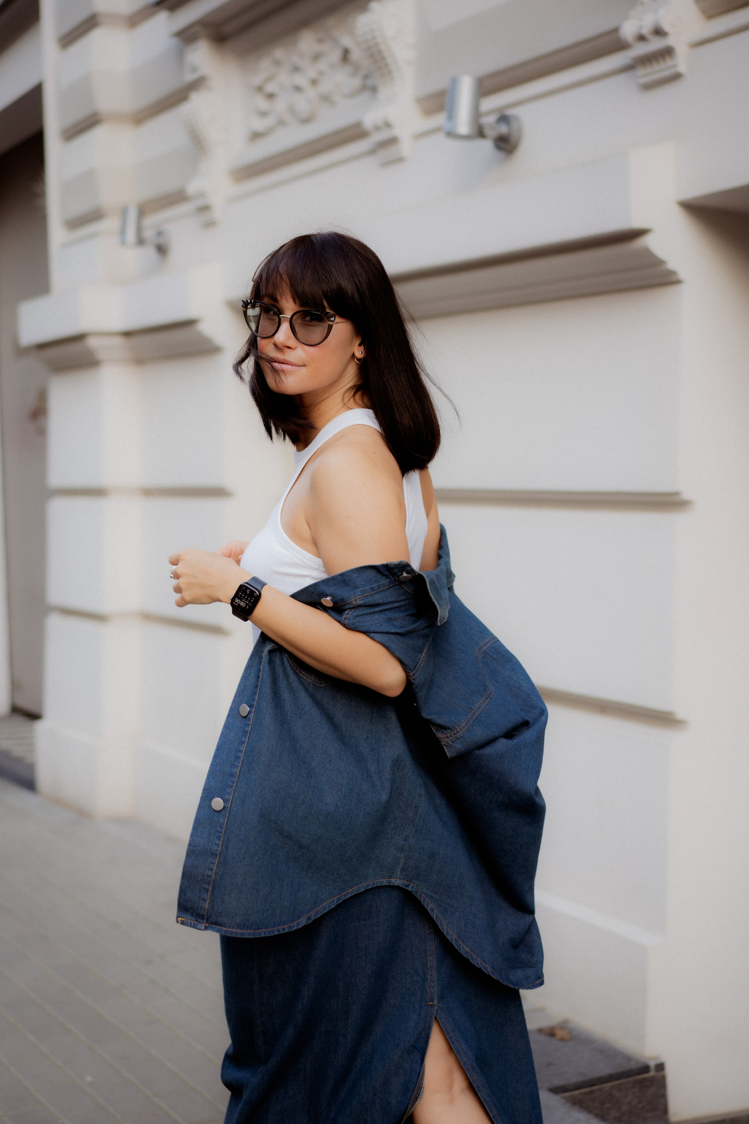 Streetstyle photoshoot. Portrait, lookbook and family photographer in Riga, LATVIA