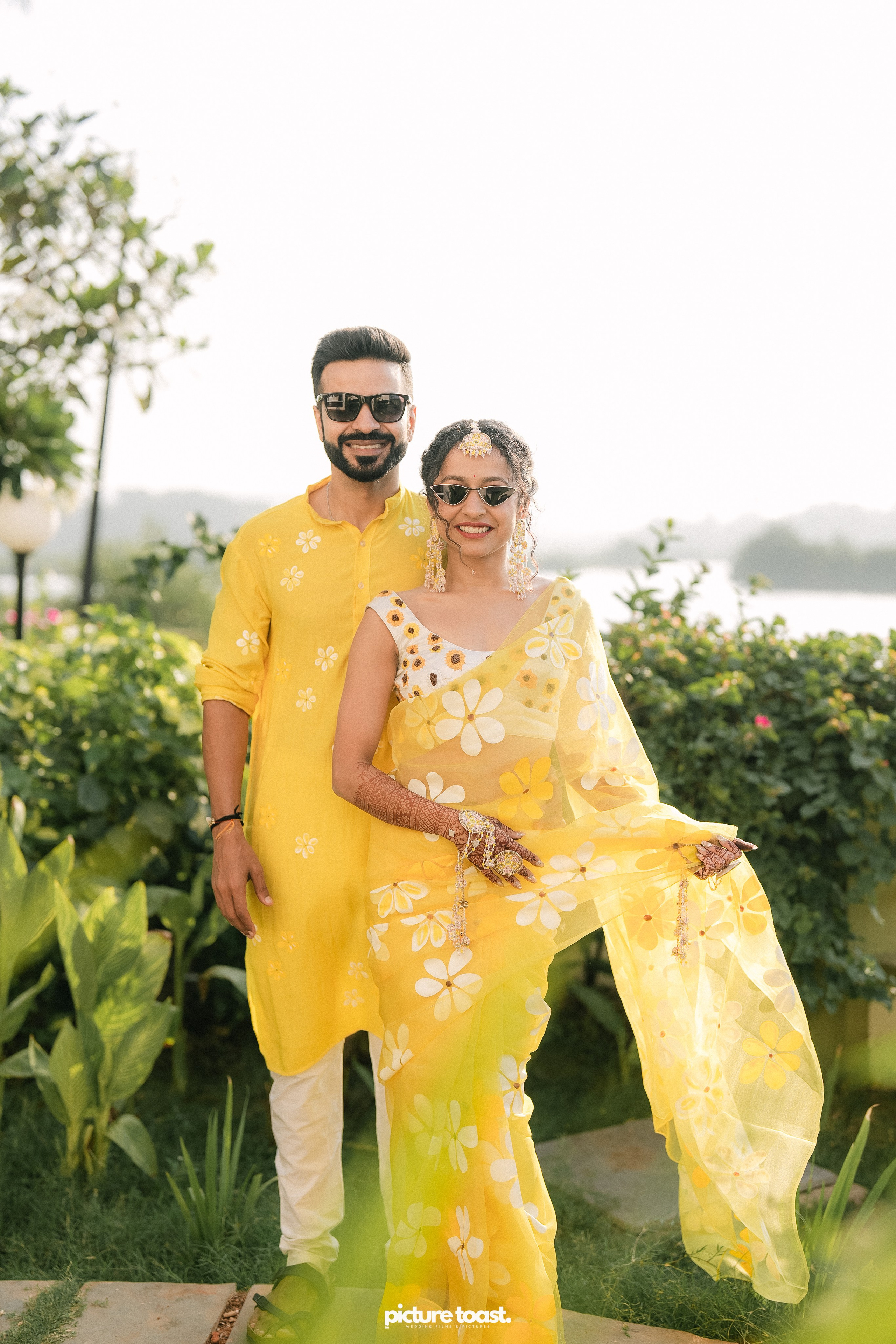Haldi Hues Ft. Baebie & Goyal. Fine art Wedding Photographers in India & Canada