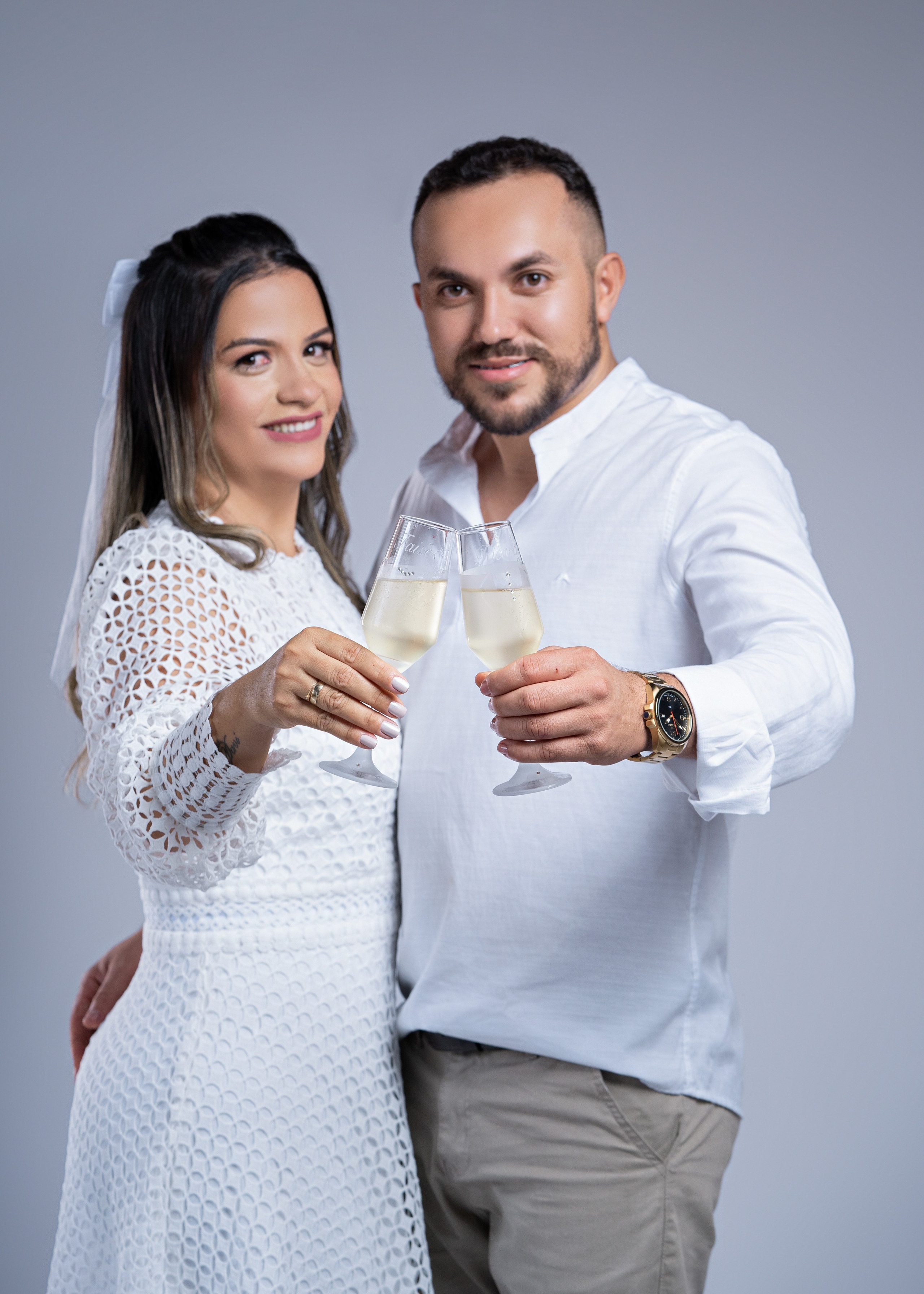 Pré Wedding Estúdio — Taise e Ricardo. Fotógrafo de casamento e Filmmaker de casamento