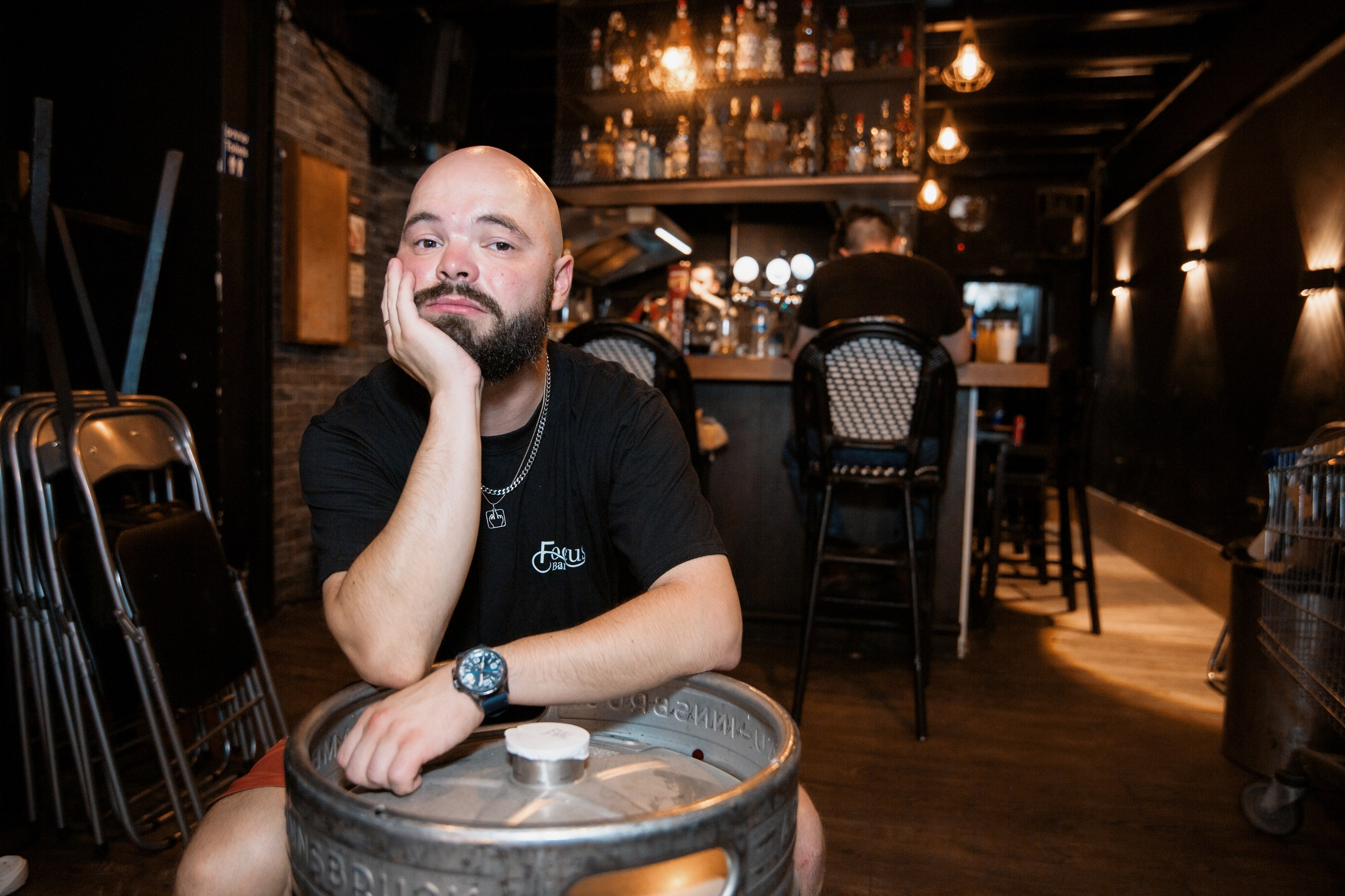 Контентная съемка для бара Focus. Портретный и репортажный фотограф в Израиле Рома Бирман