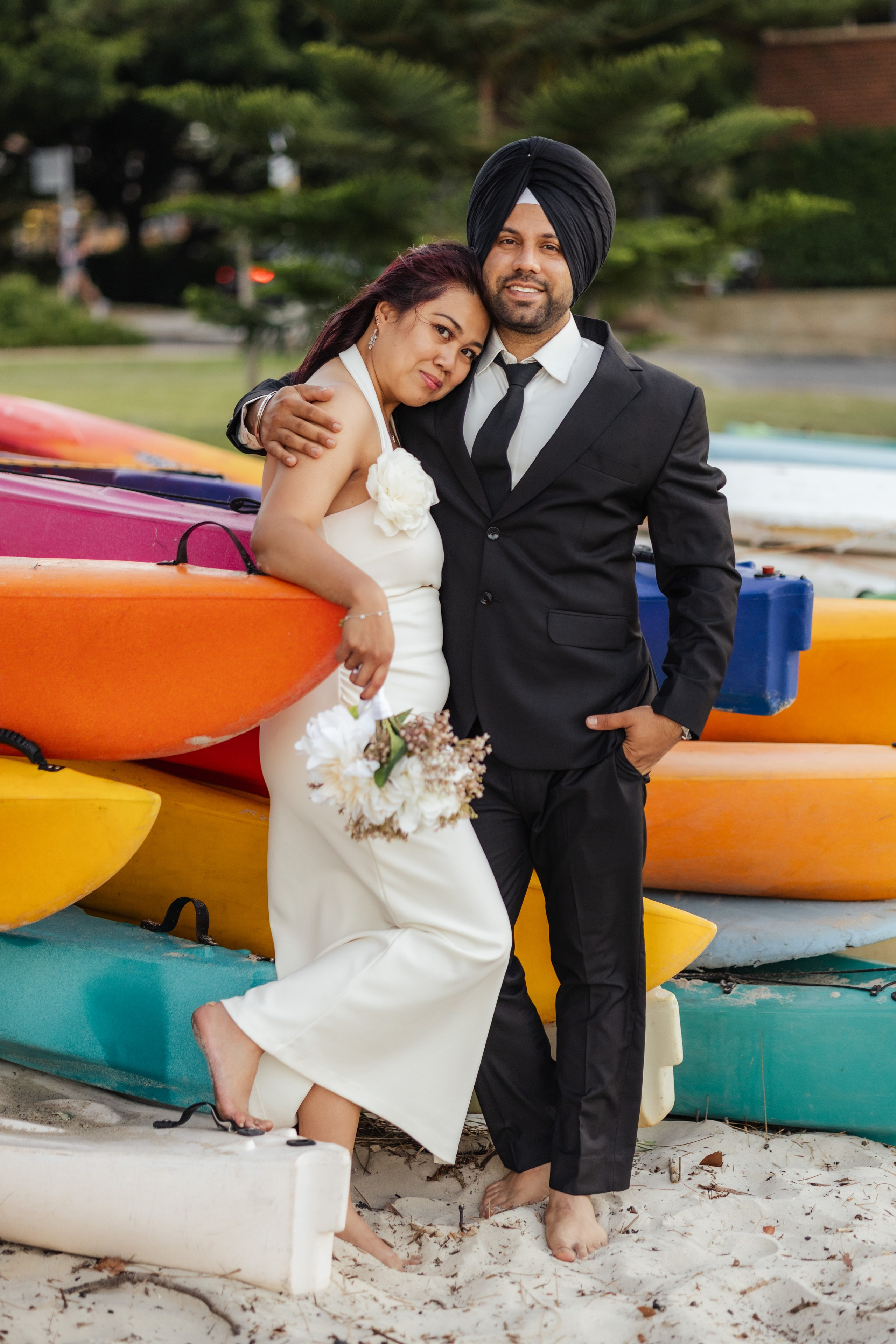 Sunshine and Harminder’s wedding photo session. True Story Photography