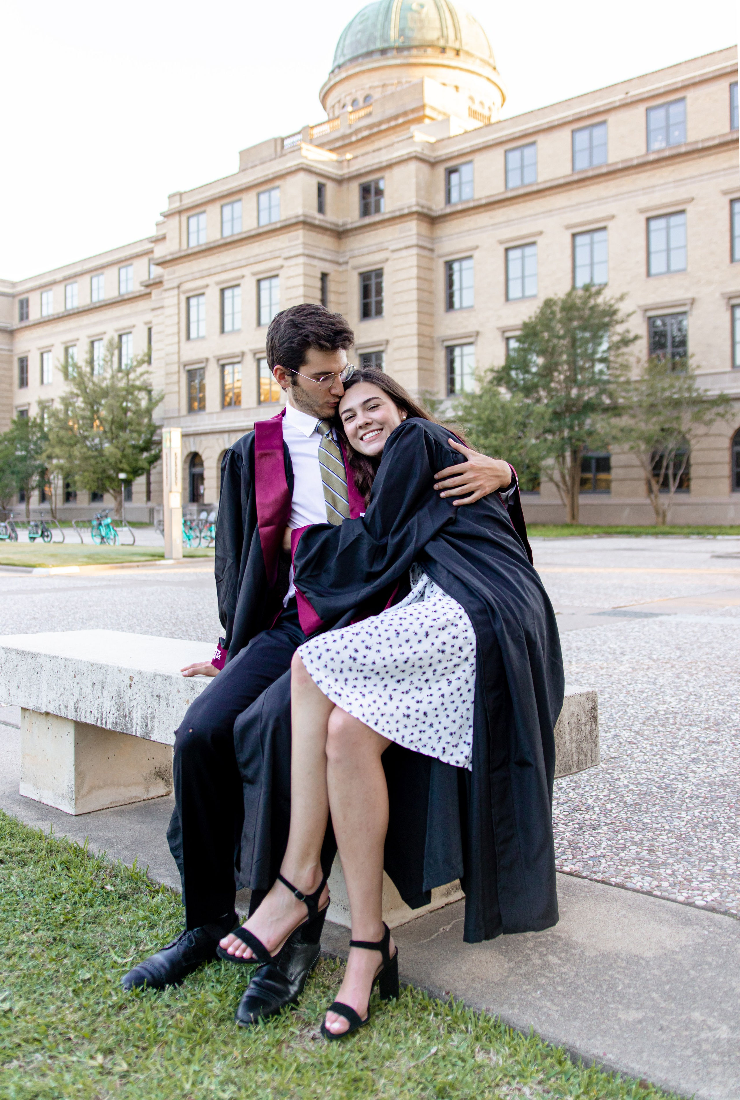 John-David's senior photoshoot at Texas A&M University