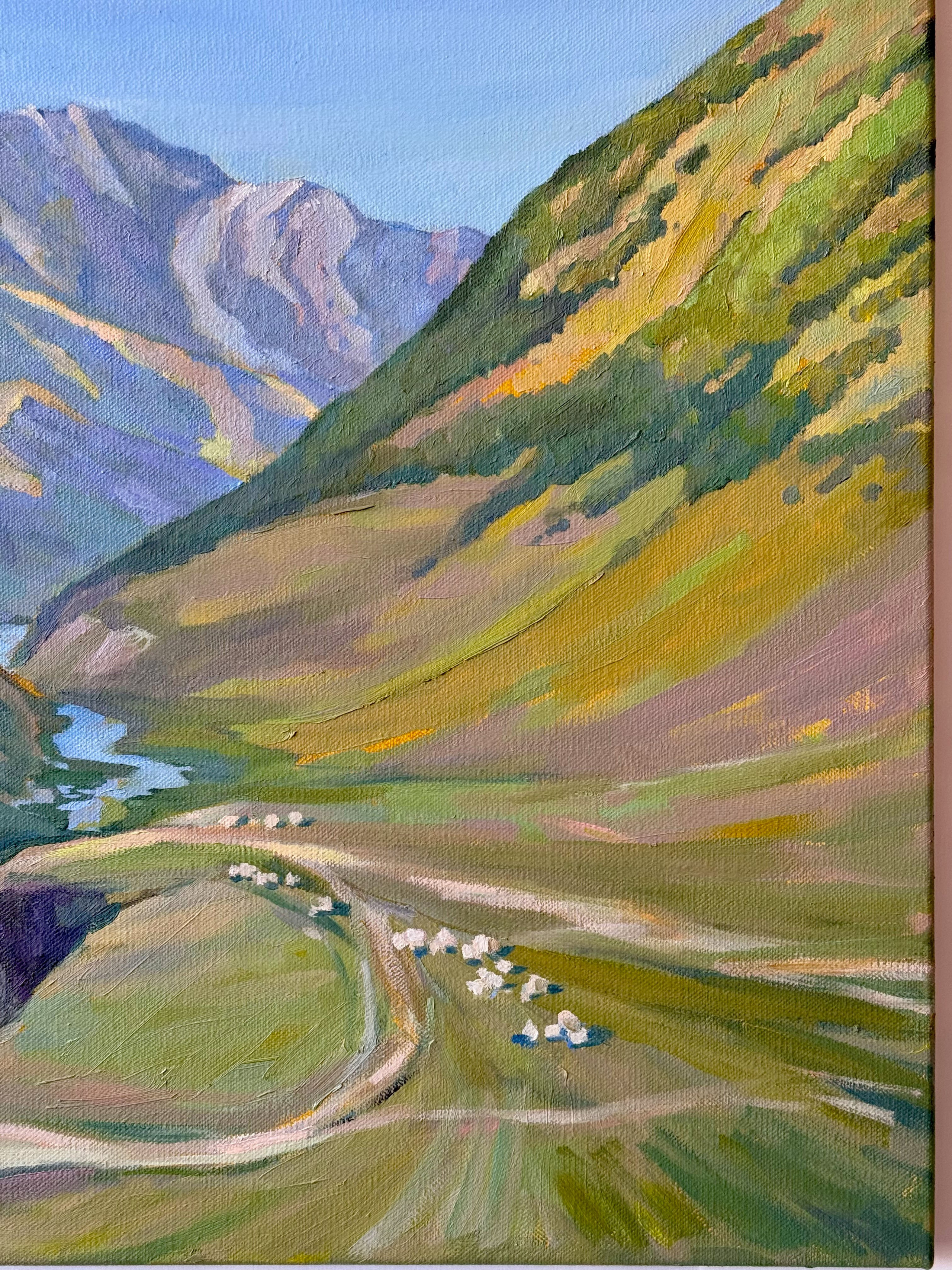 «Shkhara glacier». Художник живописец Савелова Ольга