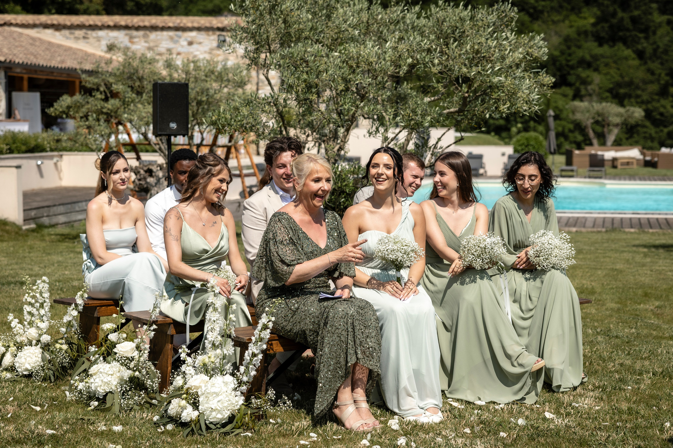 Modern Château Wedding in Occitanie — Domaine de Merlac. Eugénie Smirnova — Wedding & Elopement Photographer in Southwest France