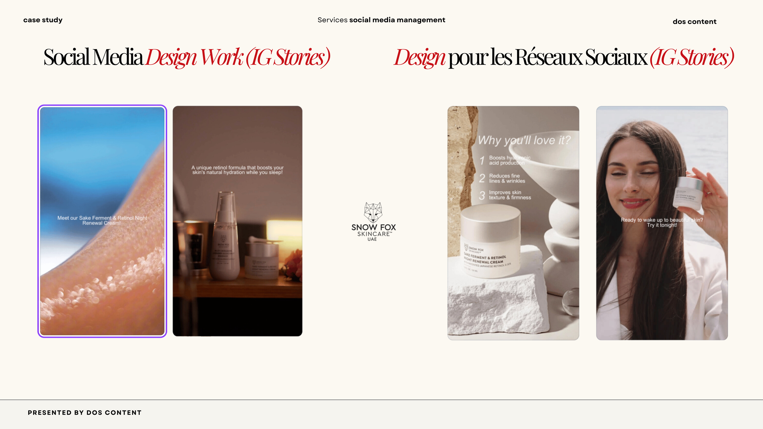 Skincare. Social media agency|Corporate photography|Lausanne|Geneva|Switzerland