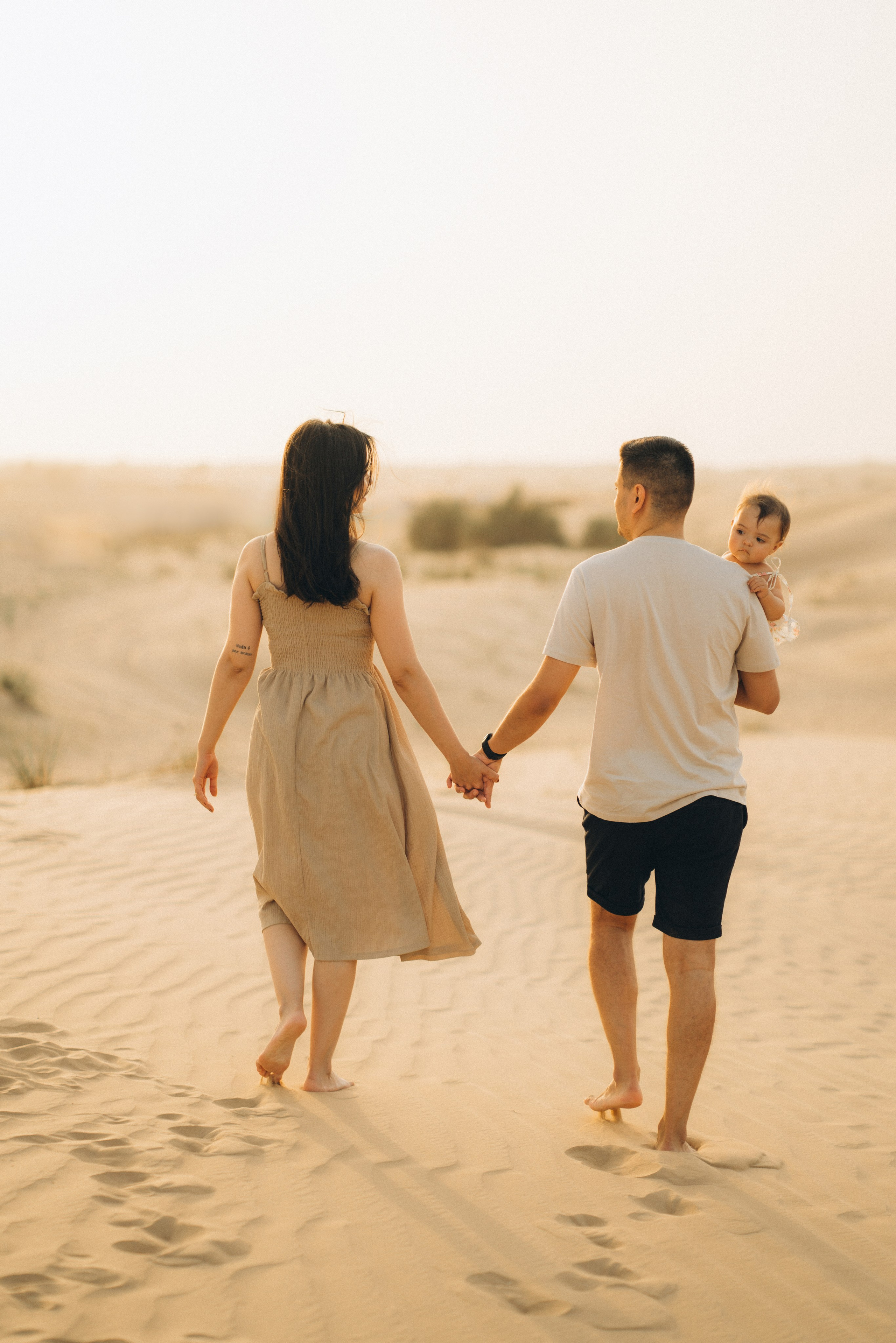 Sunset in the desert. Angela Iakovleva — Family Photographer in Dubai