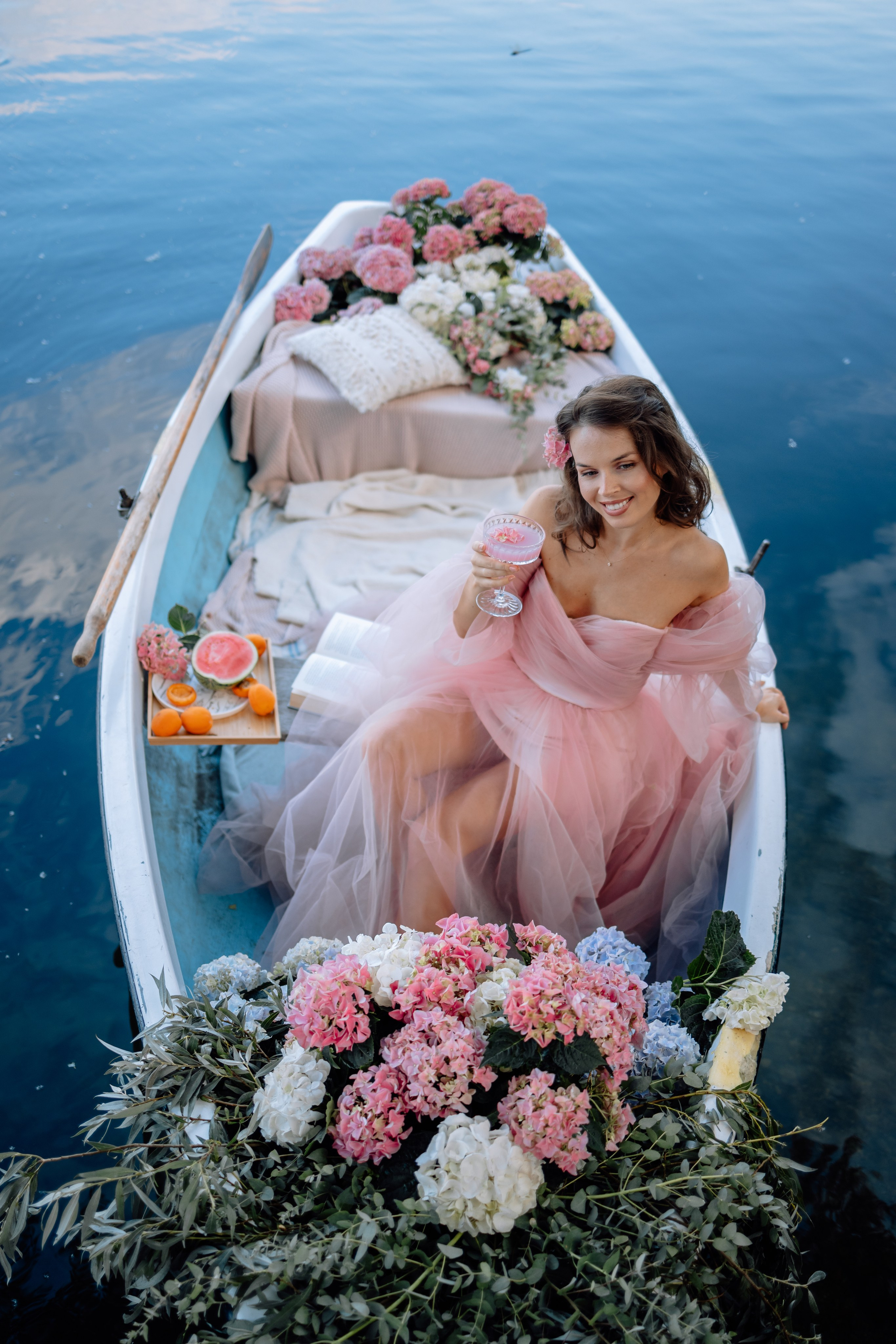 Das Boot mit Blumen. Hochzeitsfotograf München Taufe Familienfotograf Tanja Mauke