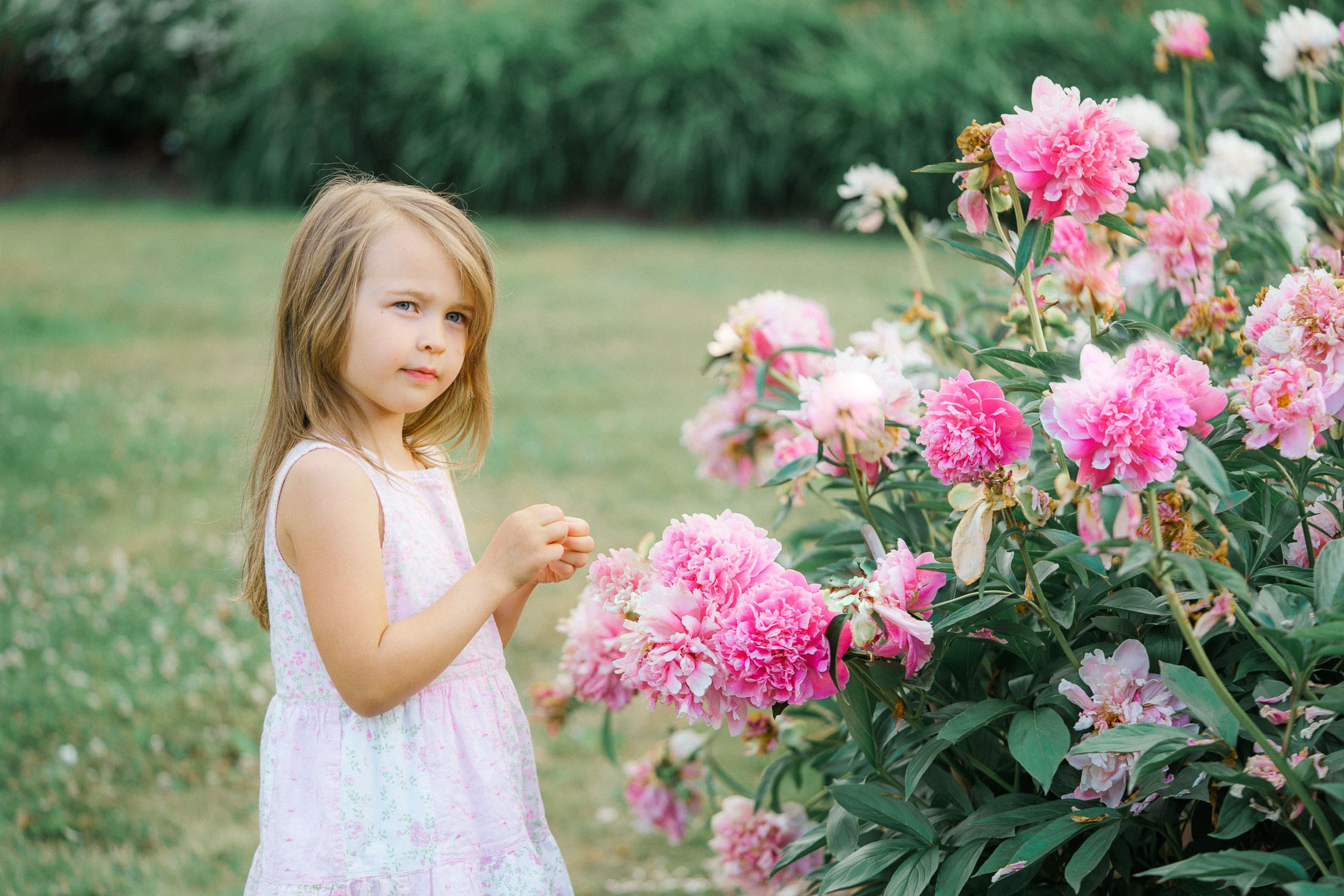 5-vuotiskuvaus puistossa