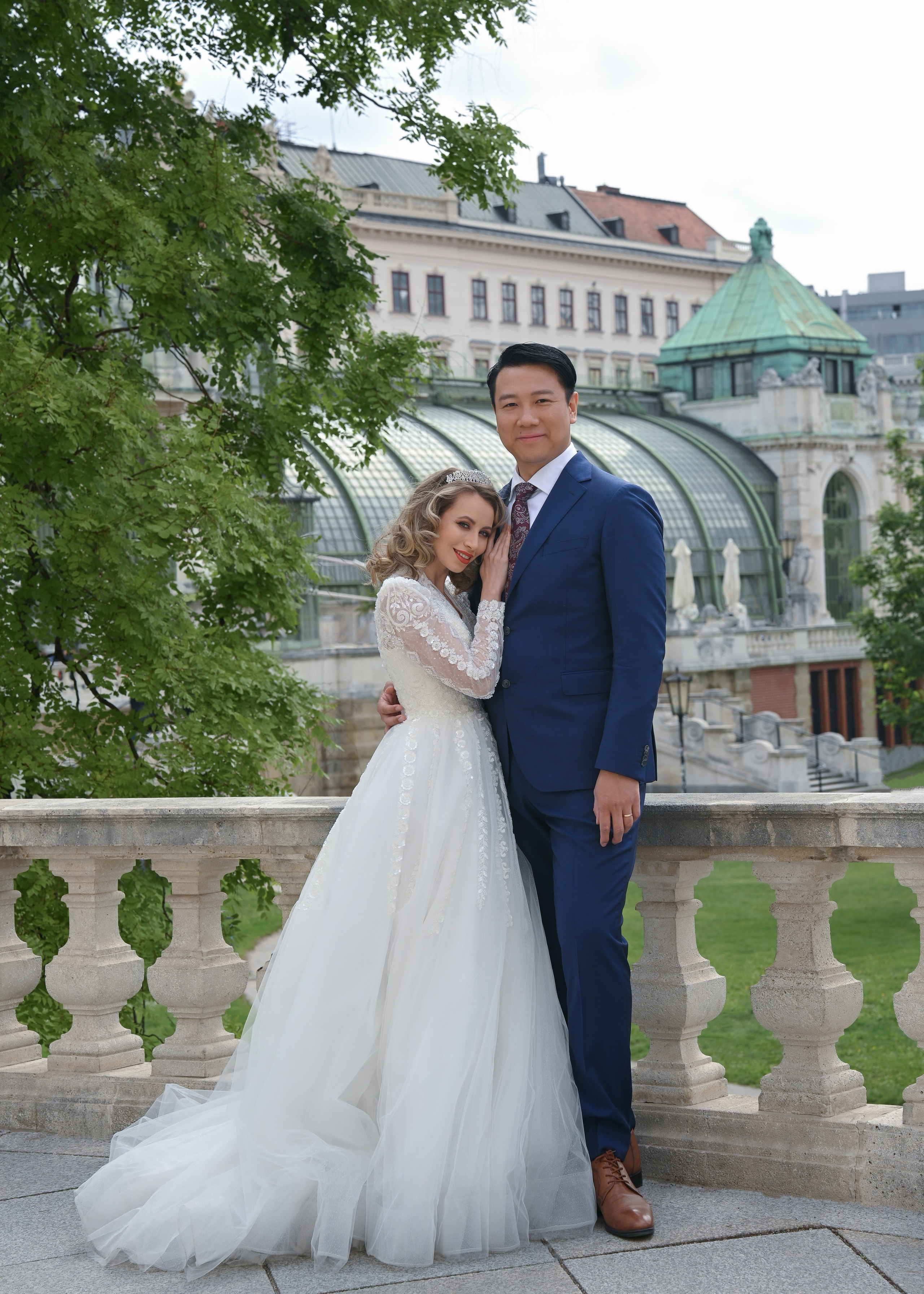 Jin & Diana in Vienna. Photo Vienna and Bratislava