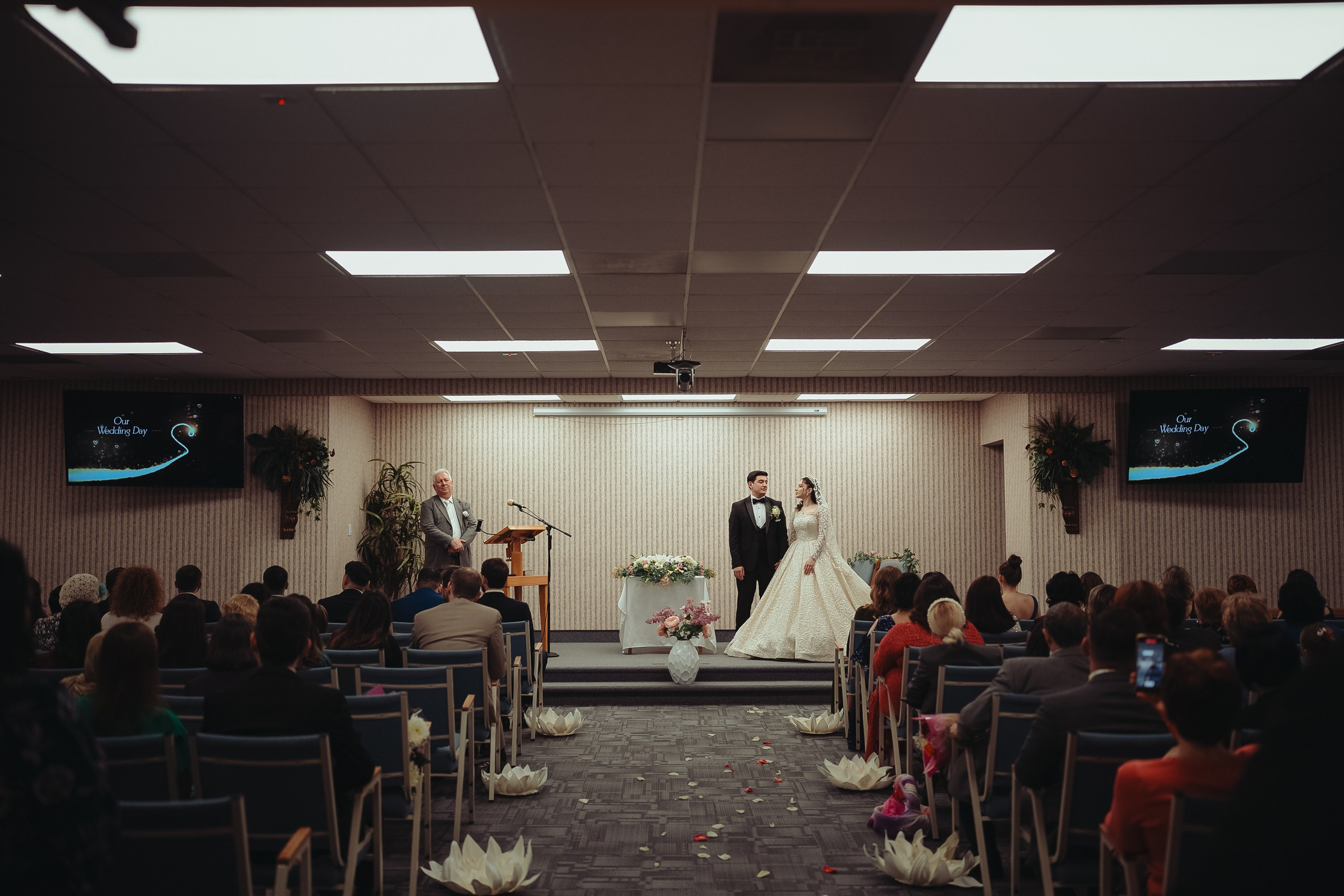 Brooklyn couple’s wedding talk. Portrait and wedding photographer in New York