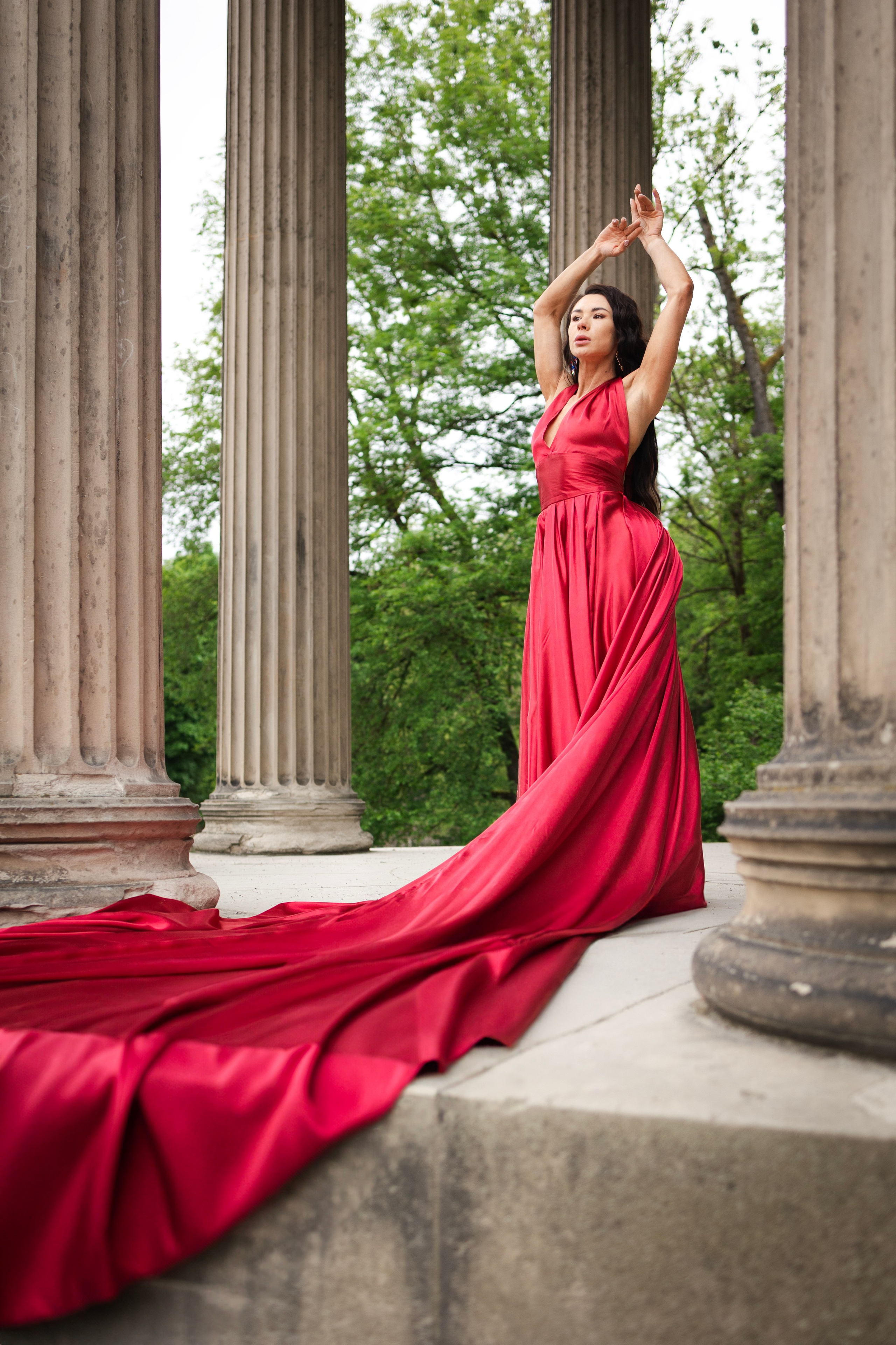 Long dresses shooting. Photographer in Munich
