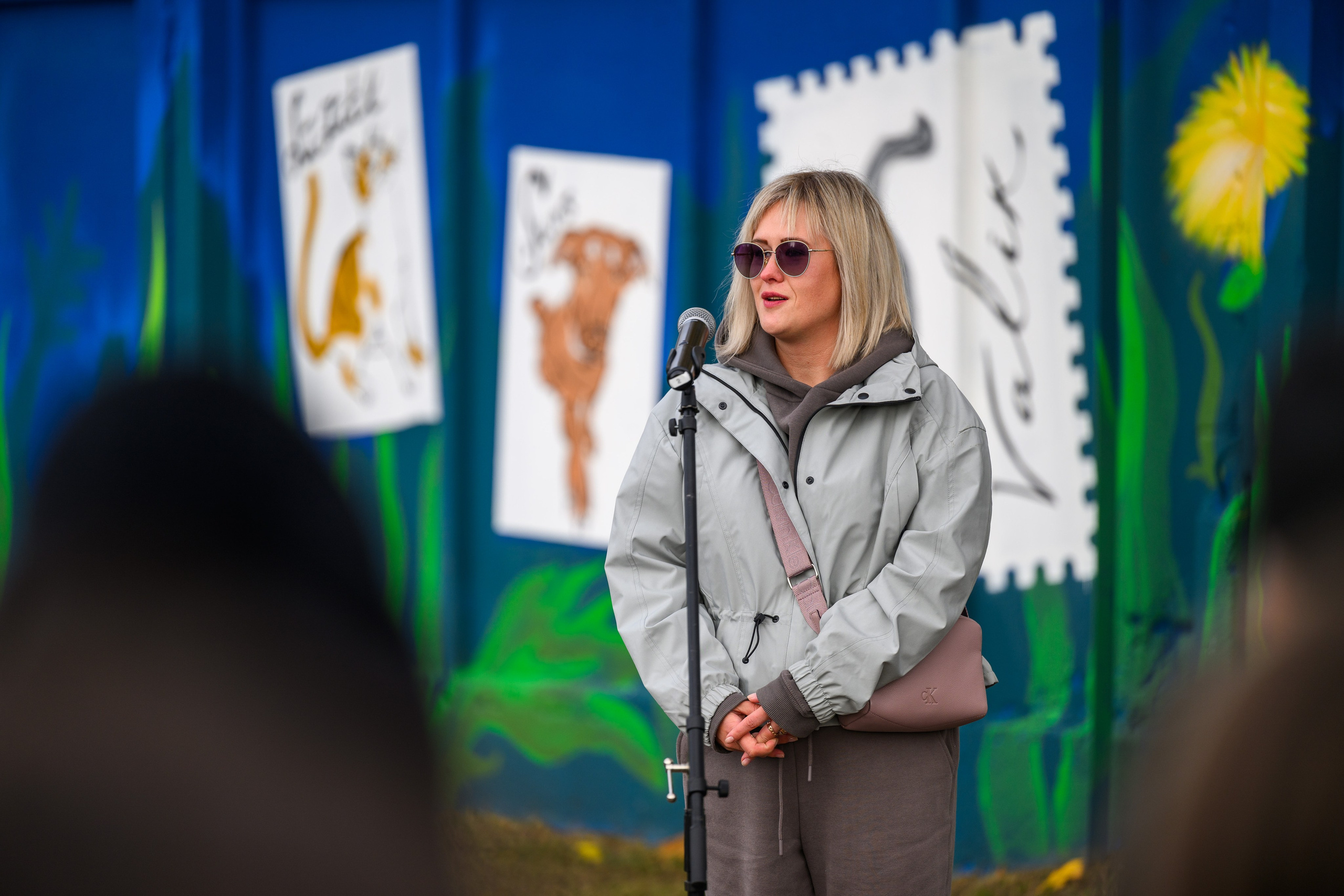 Rēzeknes dzīvnieku patversmes izglesnotās sienas atklāšana. Ritvars Pujats Emotion Photographer