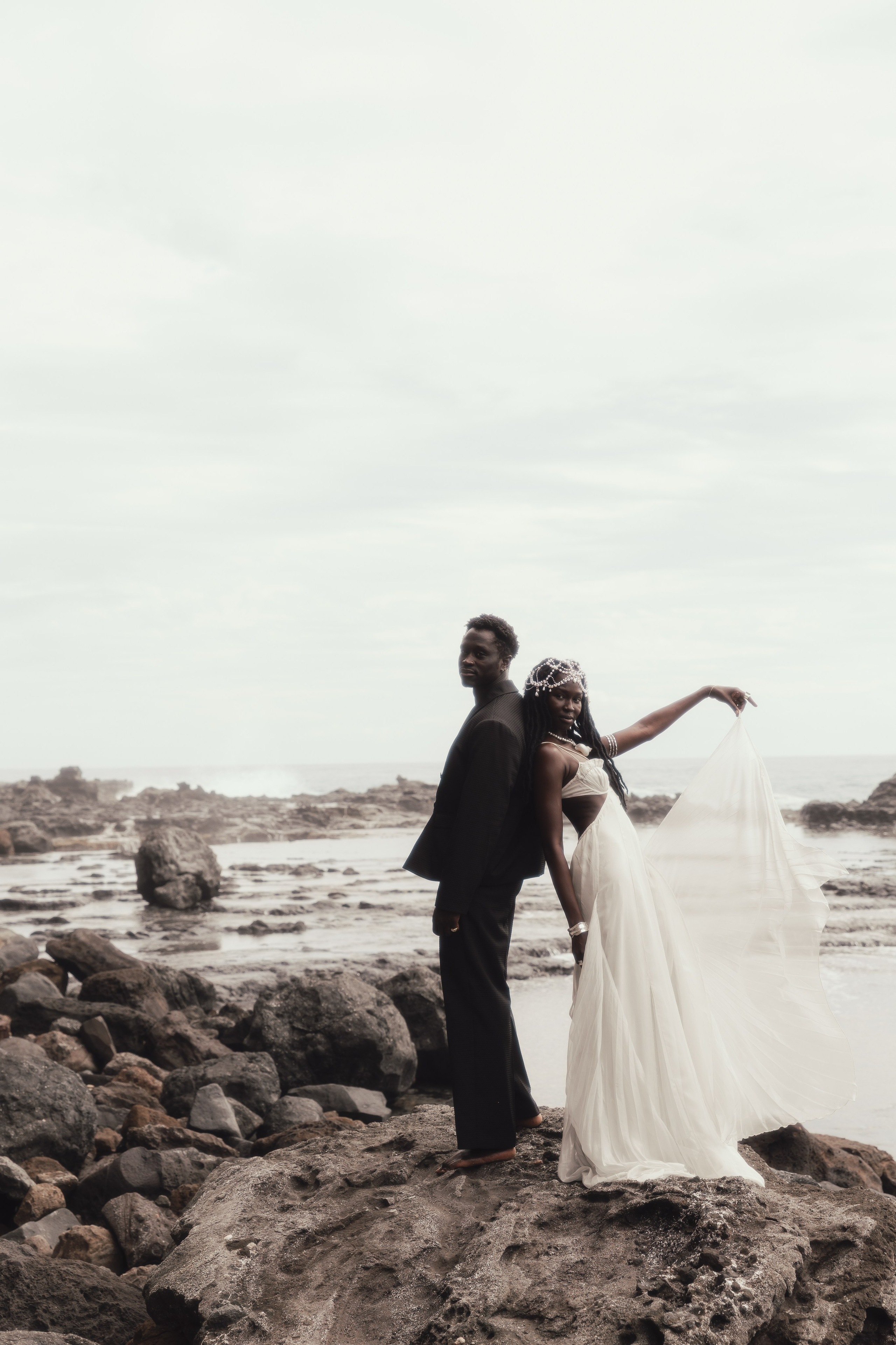 Ocean Inspired Editorial Bridal Session in Kauai