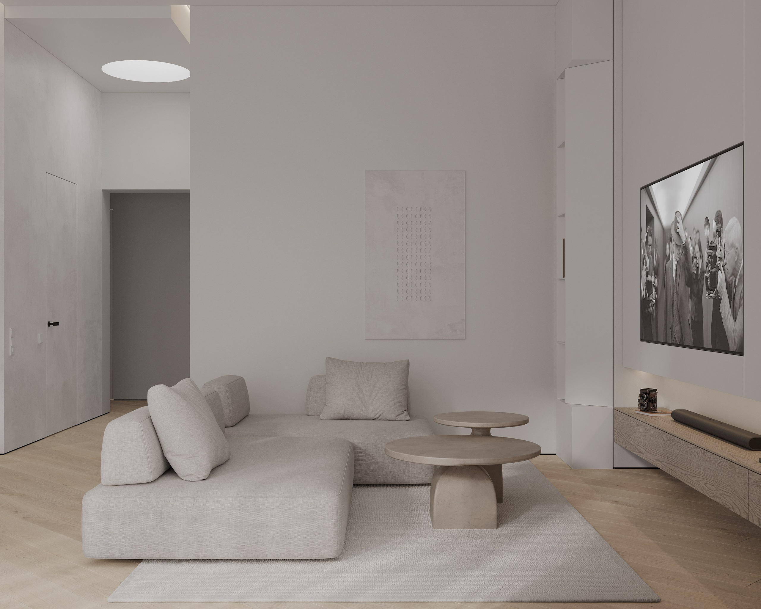 Wooden minimalizm. Simple Archs — high quality visualizations for your interior projects