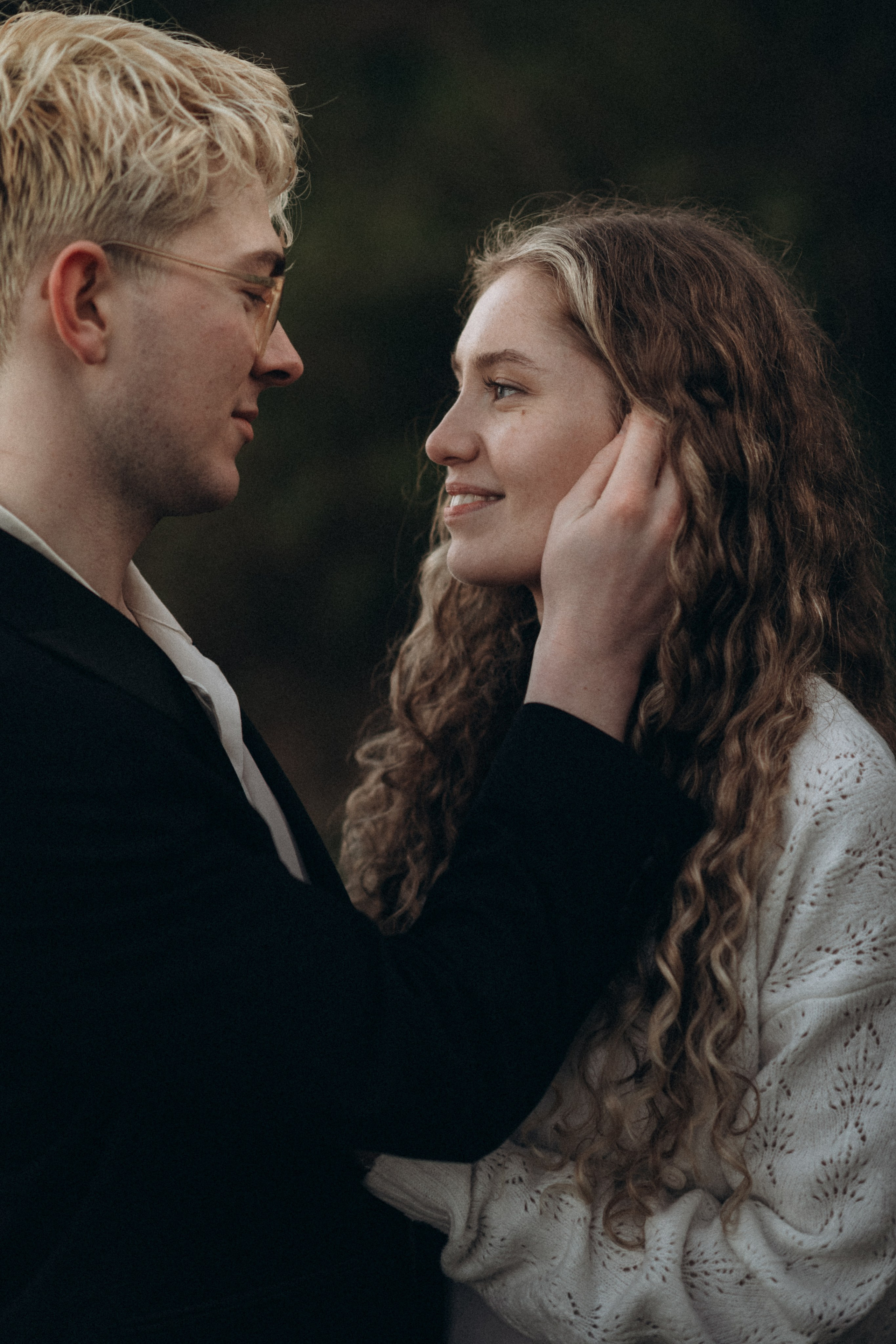 portrait of bride and groom