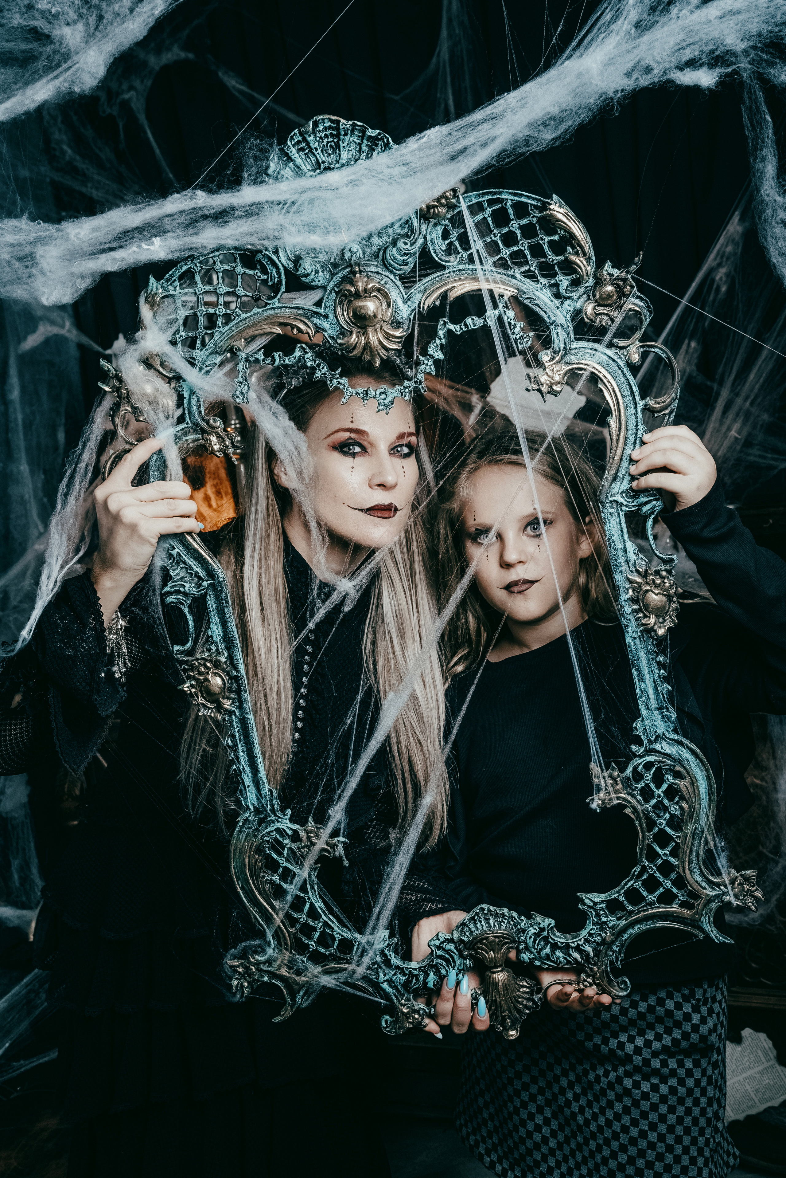 Halloween themed studio photo shoot 