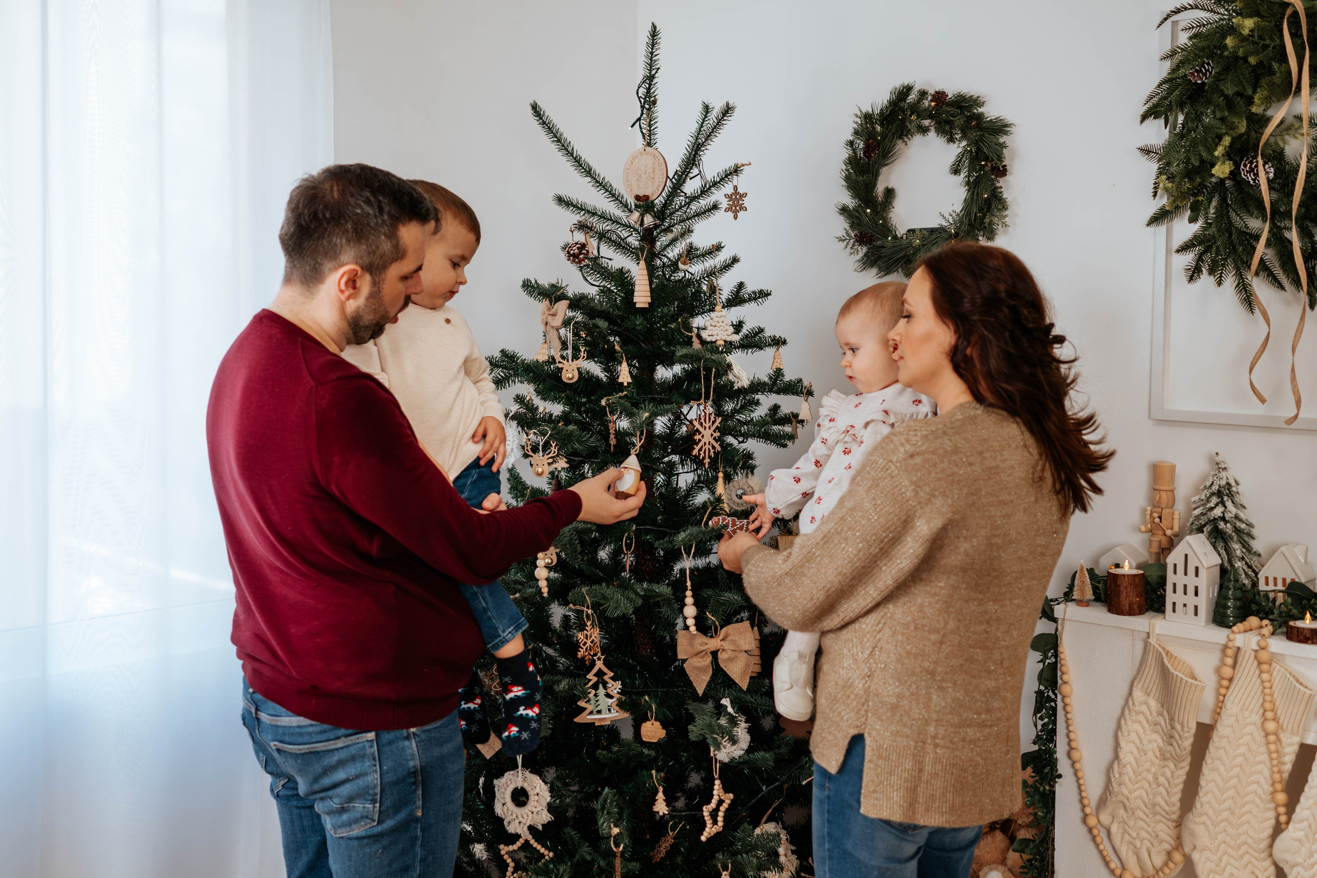 Miloševići - novogodišnje fotografisanje. Dečiji i porodični fotograf