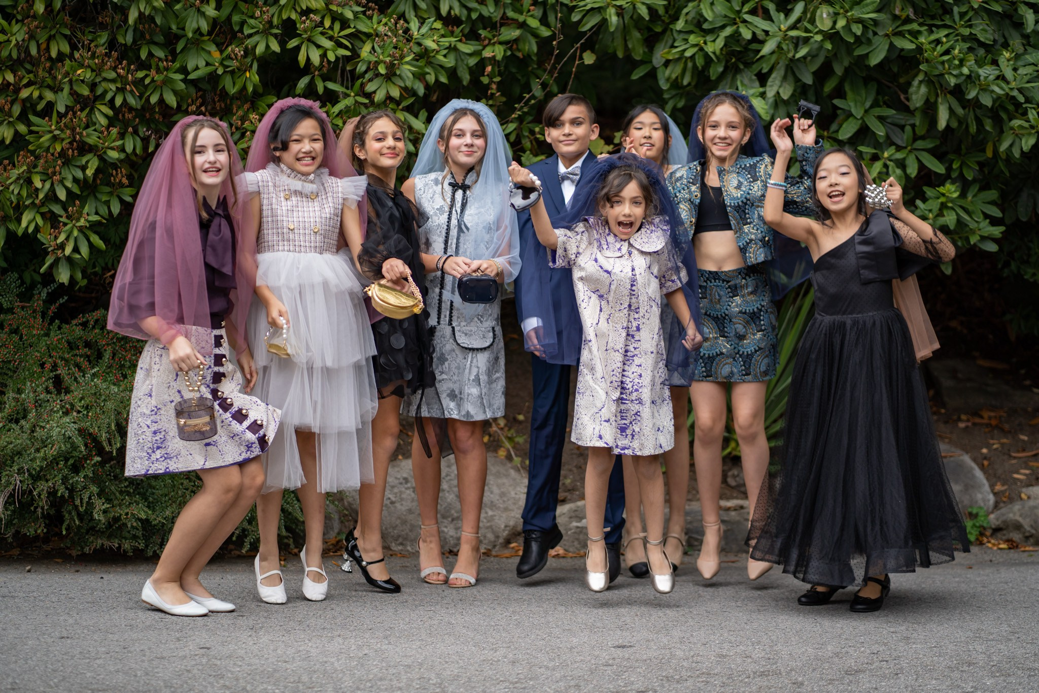 The blooms outdoor. Vancouver Kids Photographer