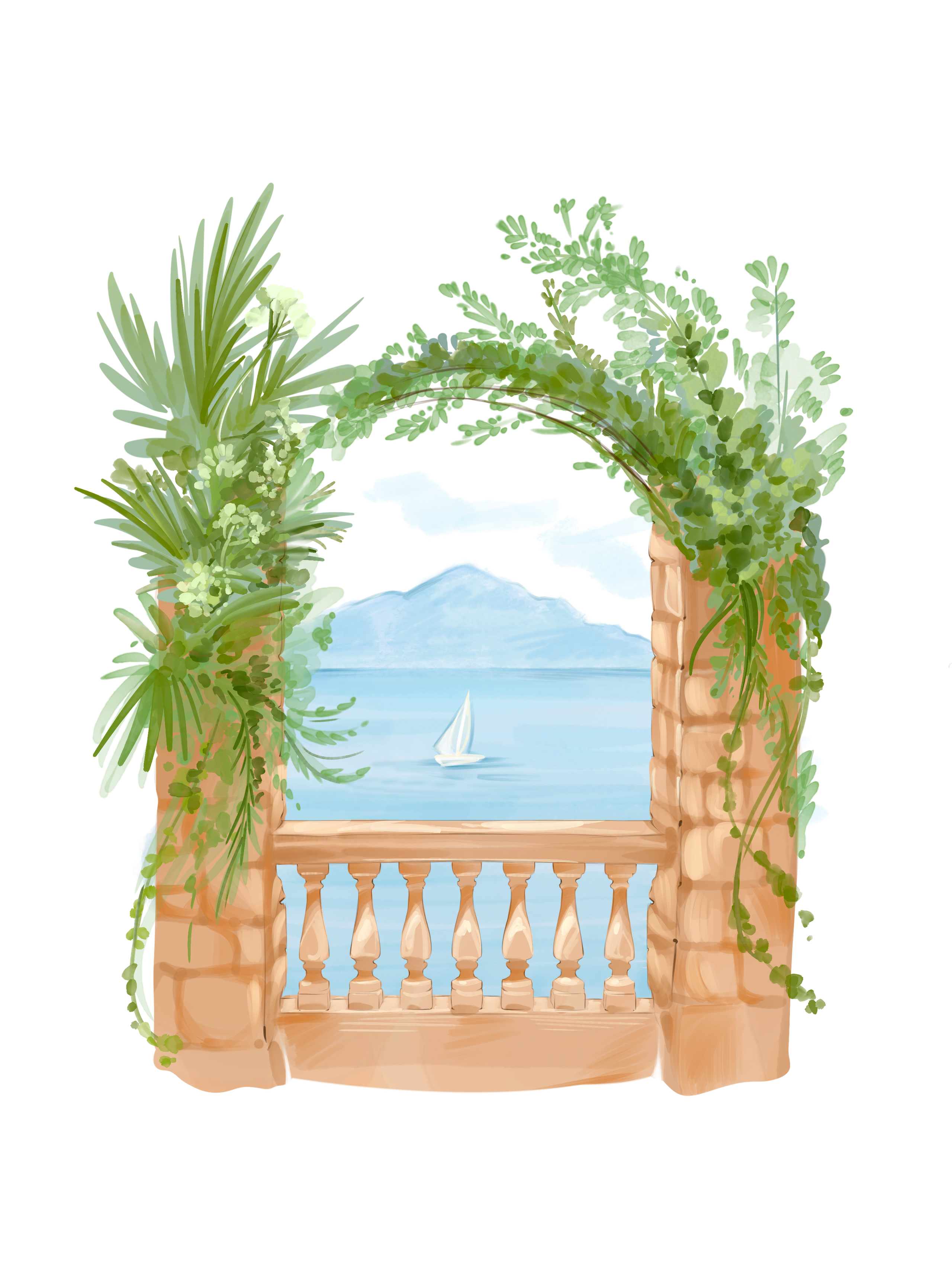 Illustration for Invitation. InnaIllustrator