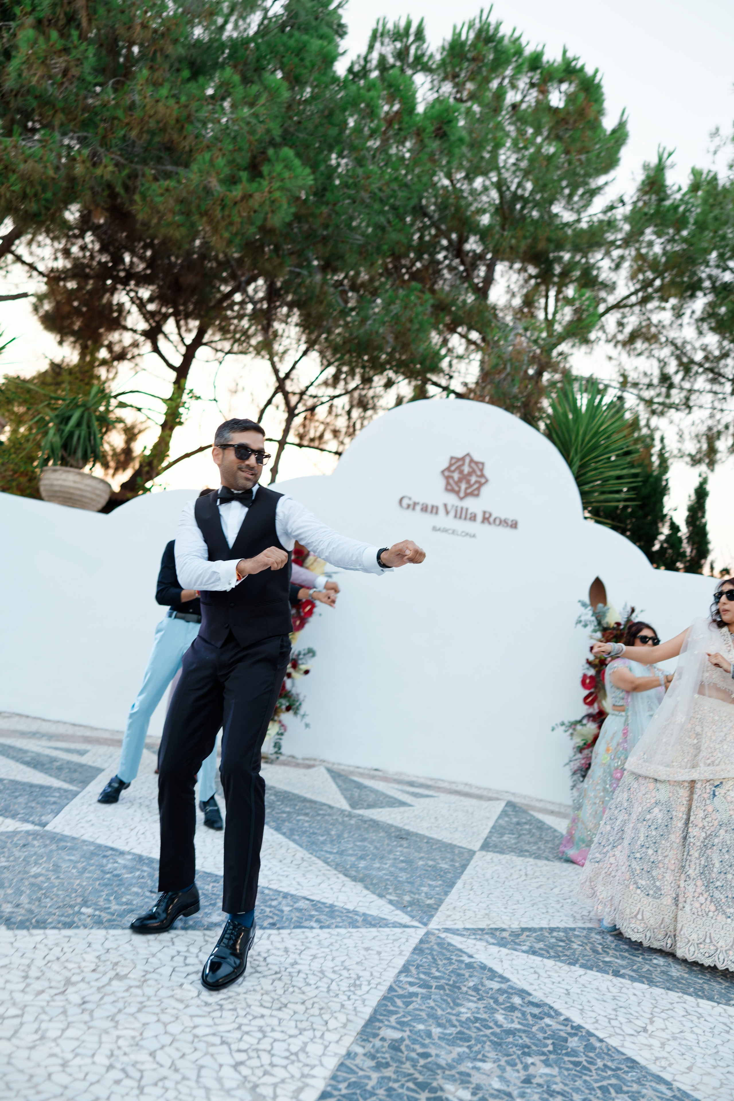 Indian wedding at Gran Villa Rosa, Barcelona