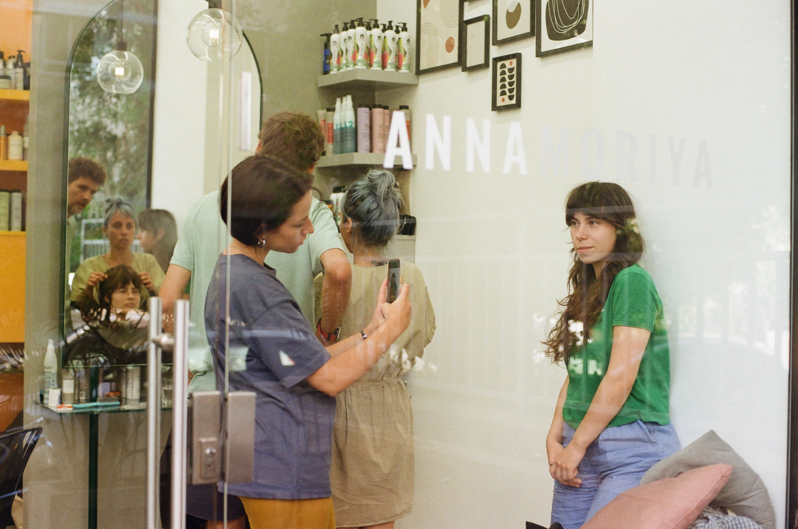 Master class “Haircut”. Film portrait photographer