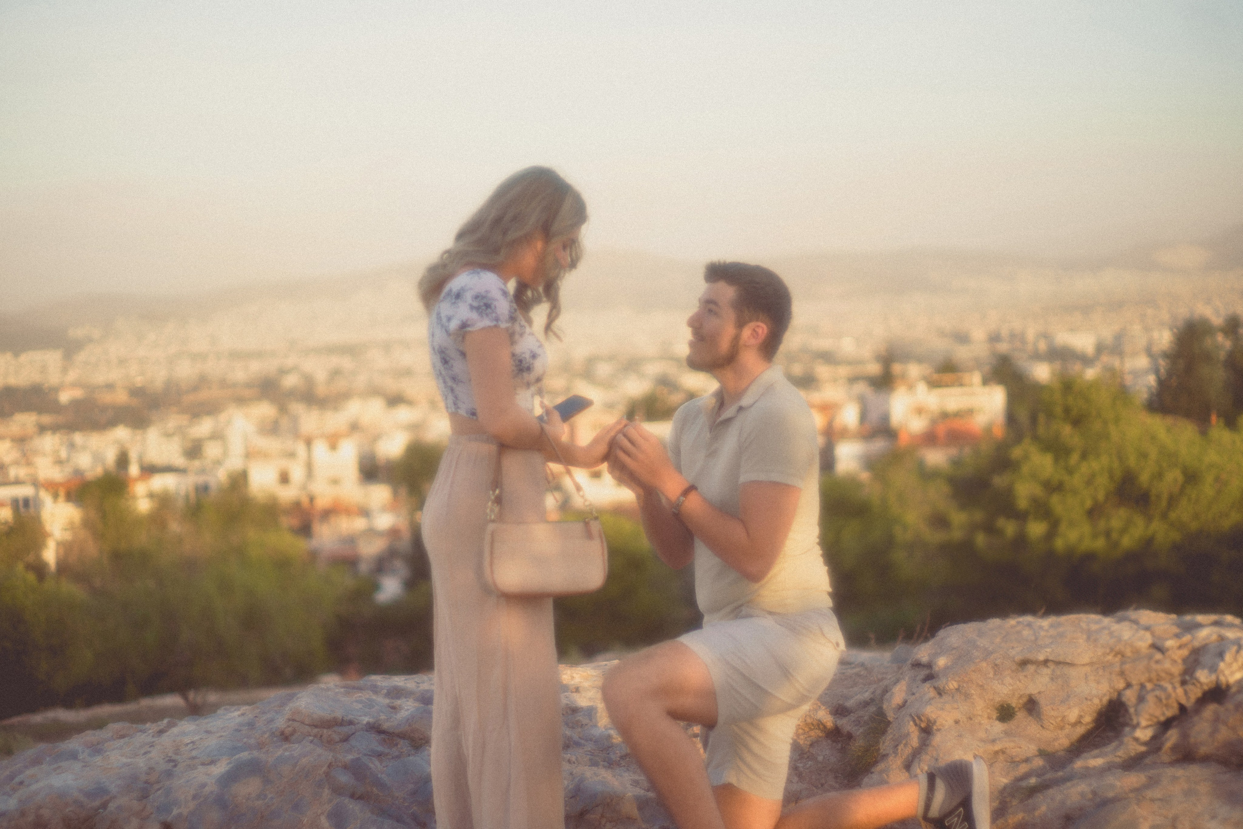 Proposal of Tyler and Victoria. Photographer in Greece Kristina