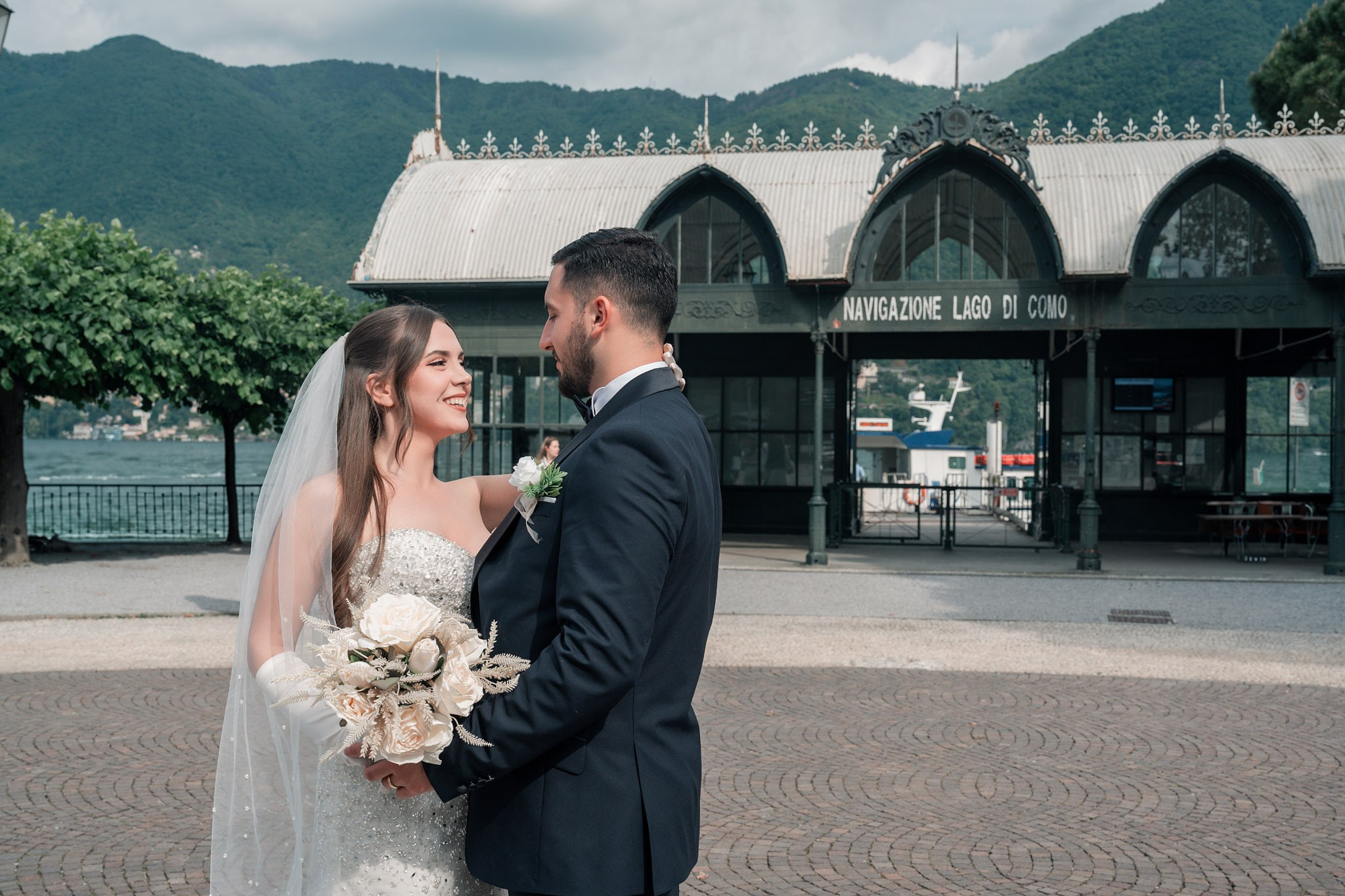 Seida & Adenis. Fotografo matrimonio Lago di Como Ferrari Media Production