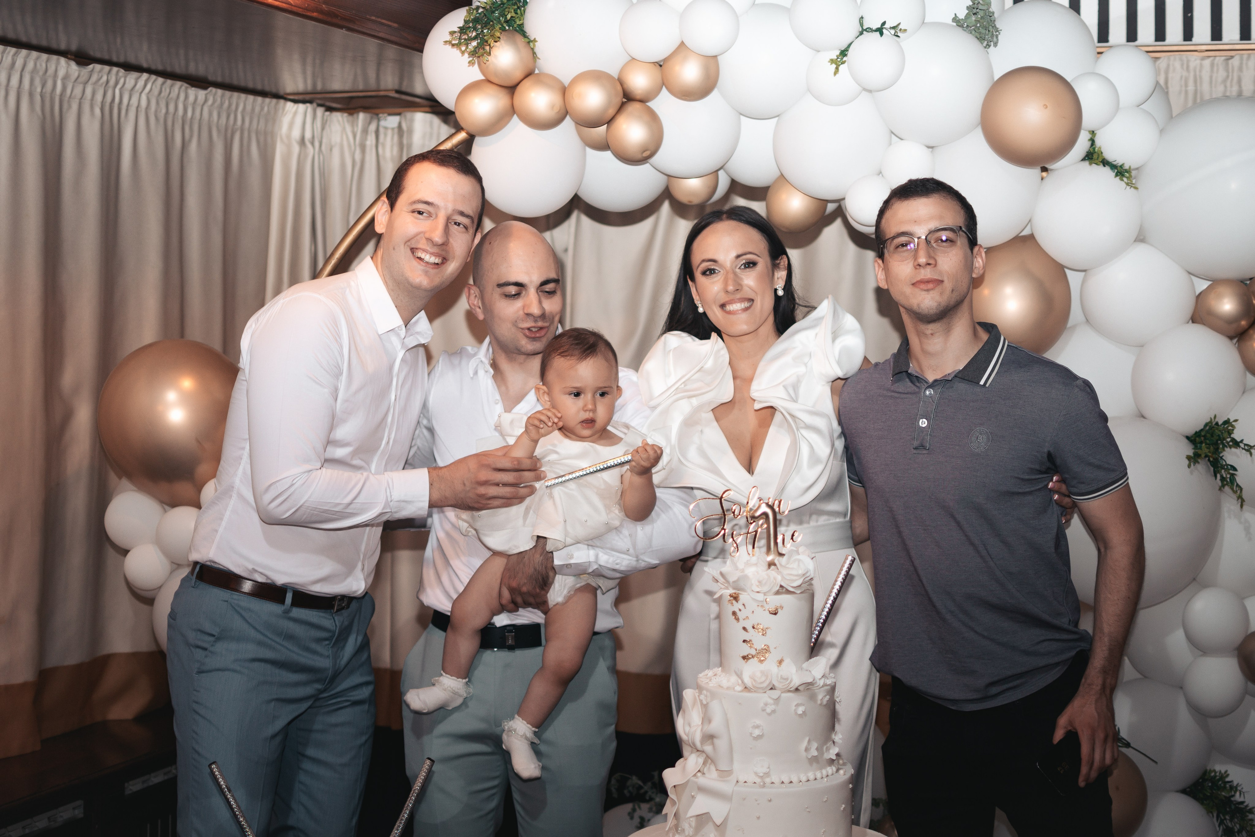 Sofija, krštenje i rođendan. BambinaaPhotography