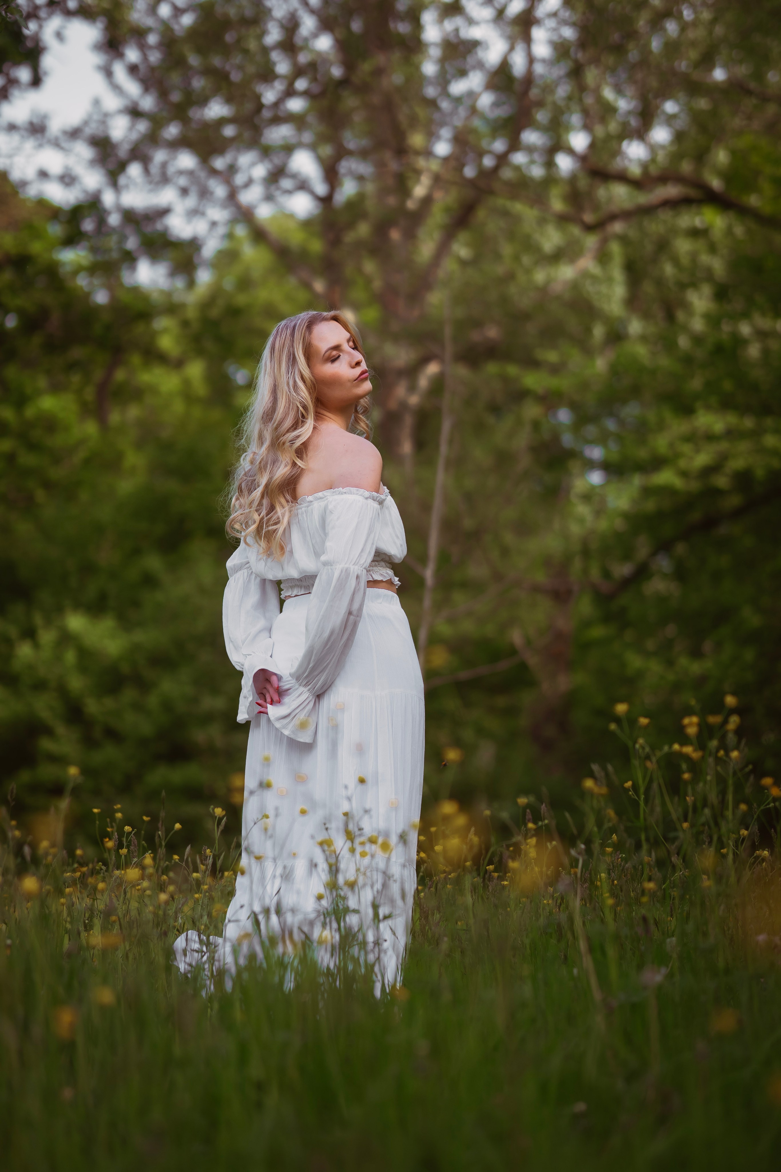 Spring garden photoshoot