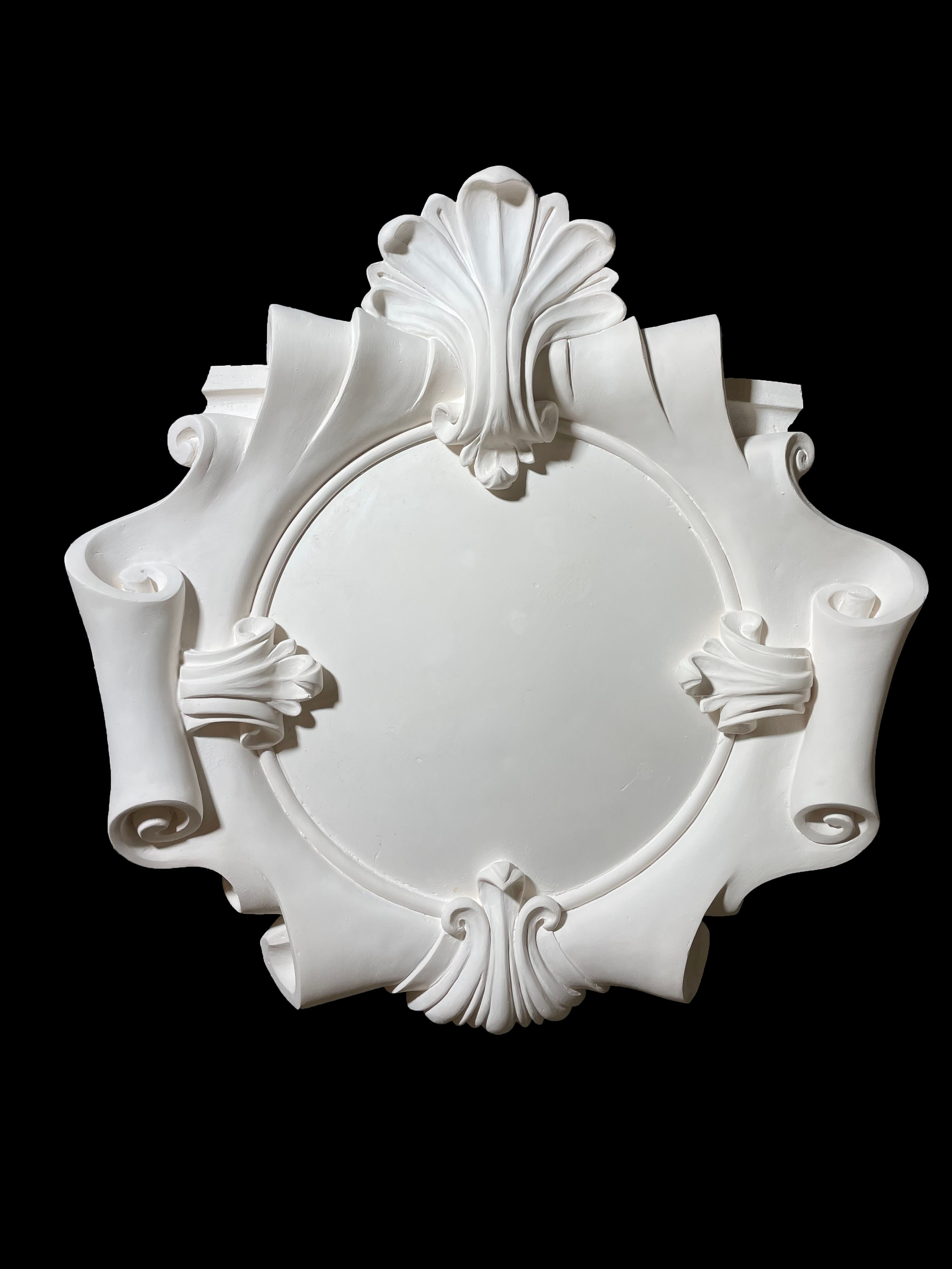 Cartouche Centerpiece. Plaster molding