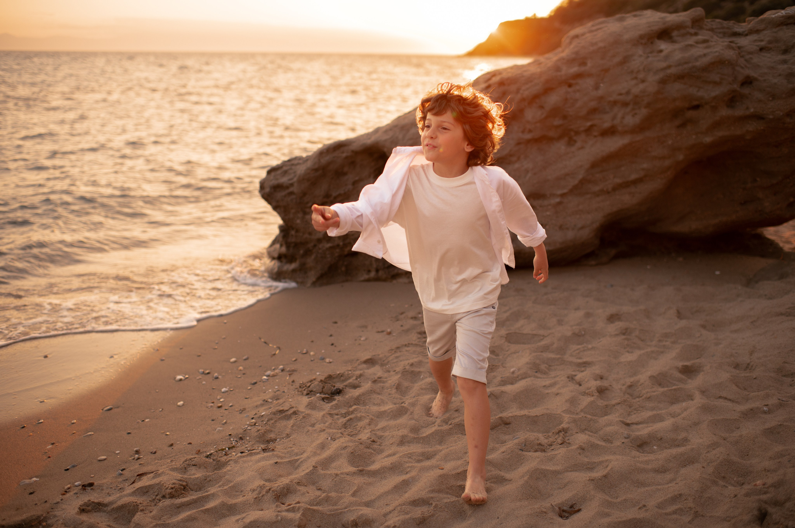 Family Sunset Beach. Семейная, детская, портретная и предметная фотосъемка в Салониках