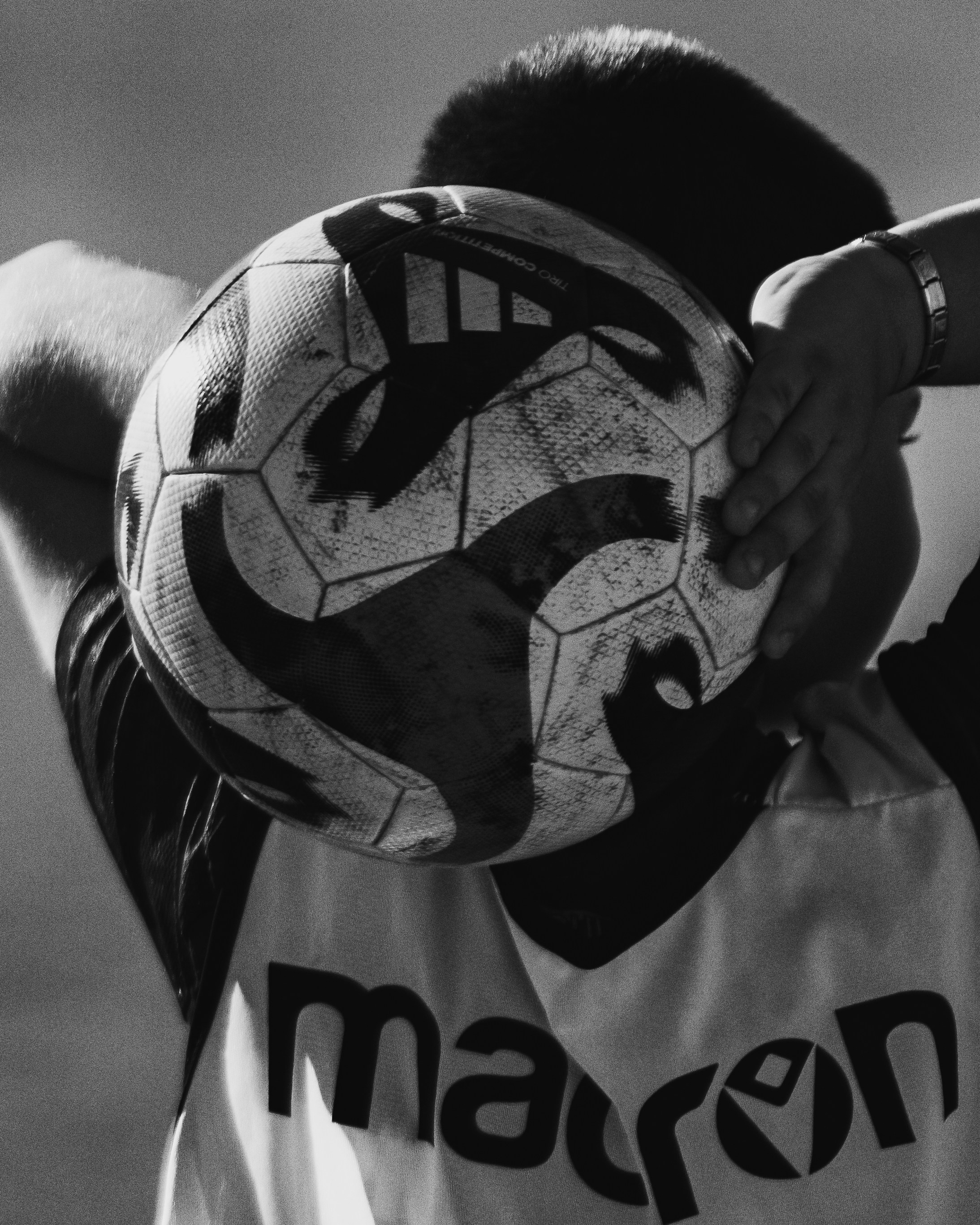 Football. Sports photography