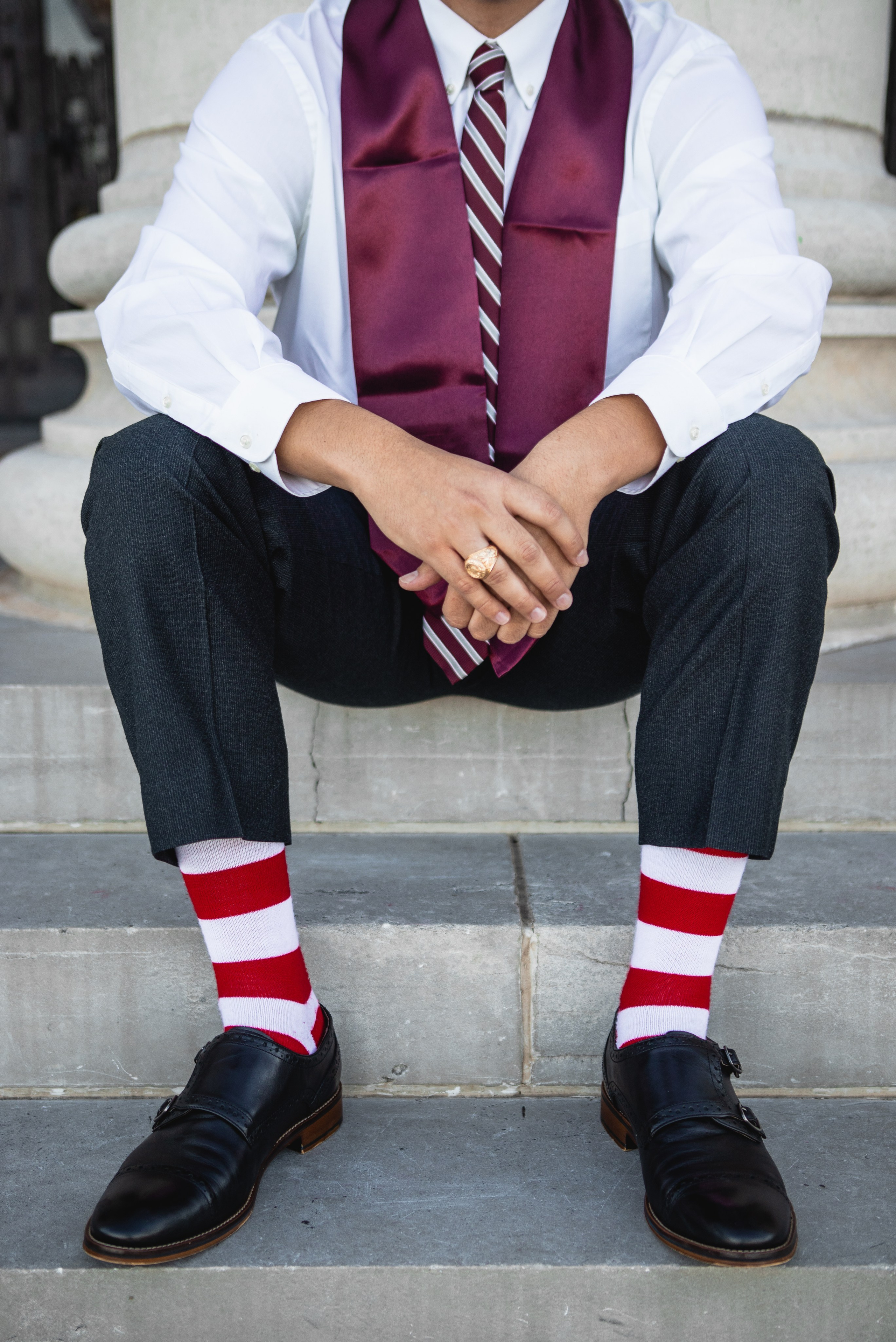 Tristan's senior photoshoot at Texas A&M University