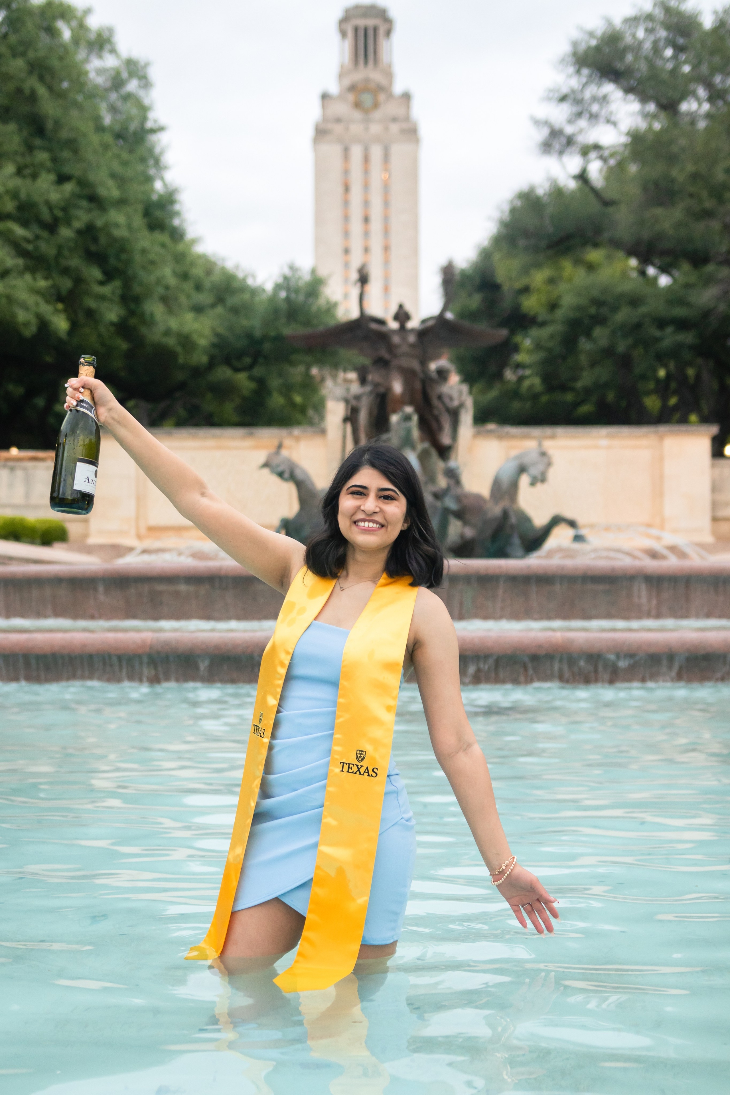 Maria’s graduation photoshoot at the University of Texas Austin