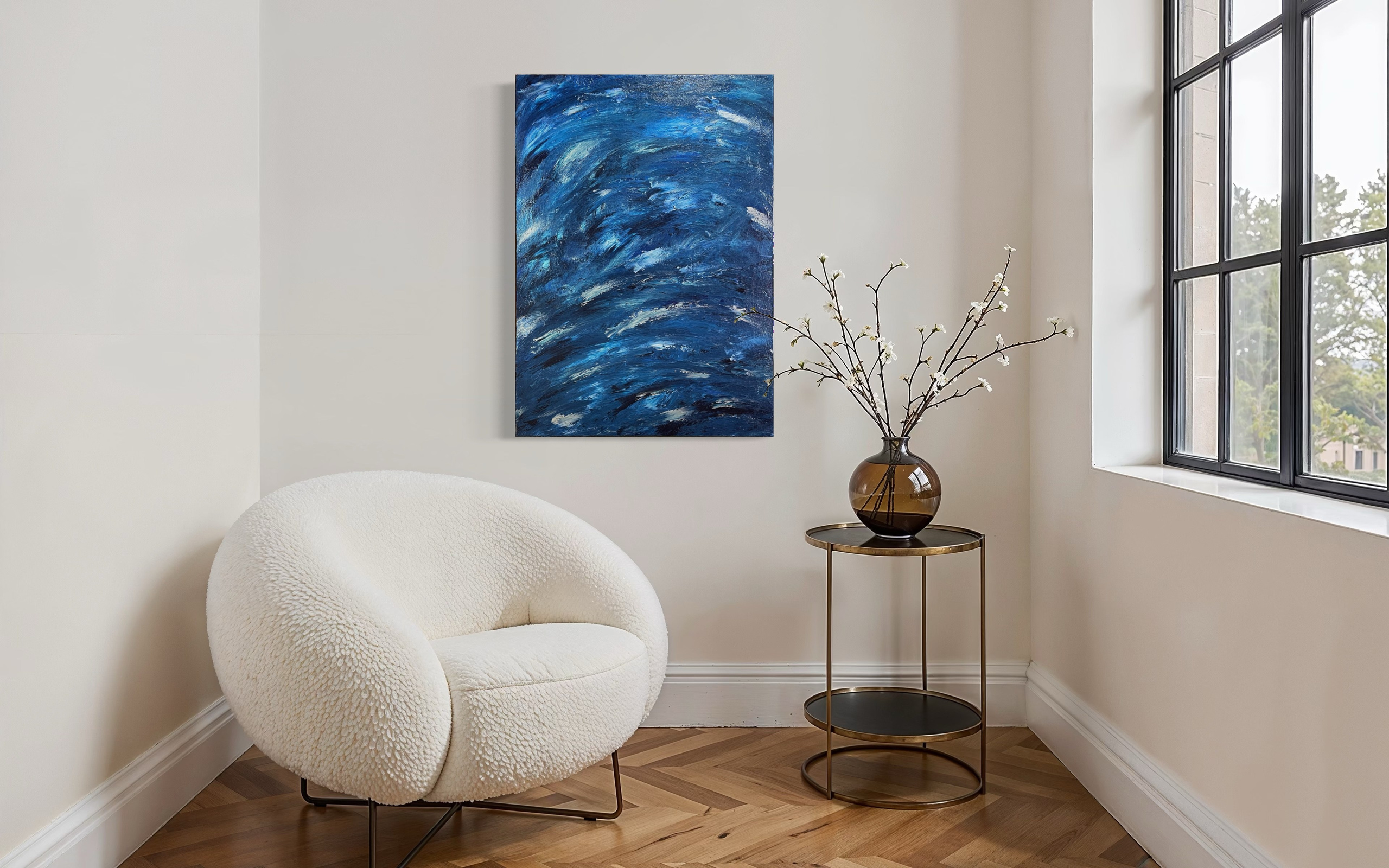 Fluid Motion – Abstrakte Acrylmalerei | Manuela Eschbaum