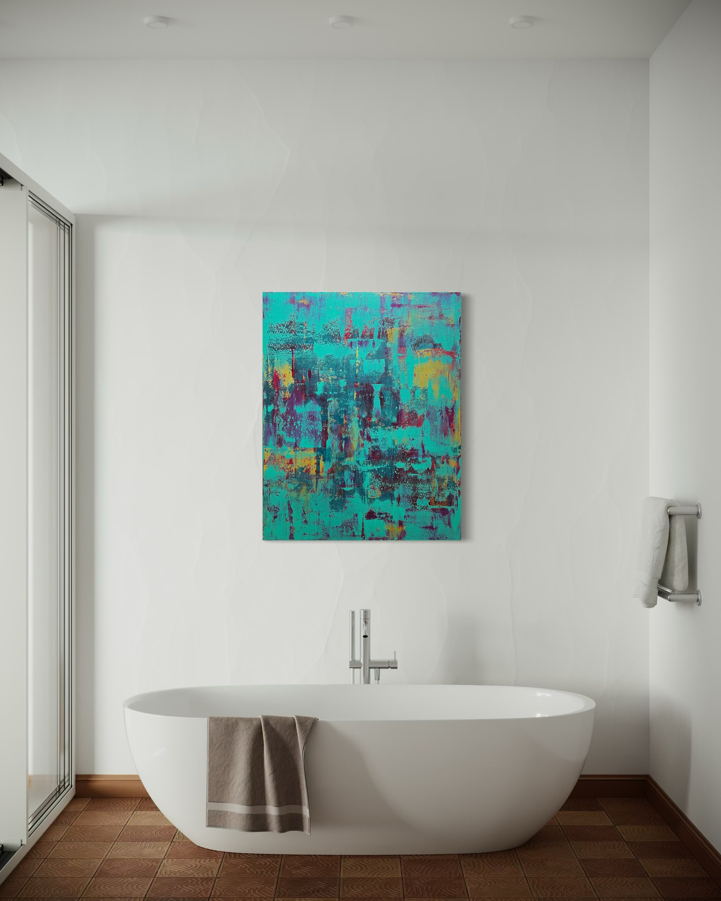 Timeless Reflections – Abstrakte Acrylmalerei | Manuela Eschbaum