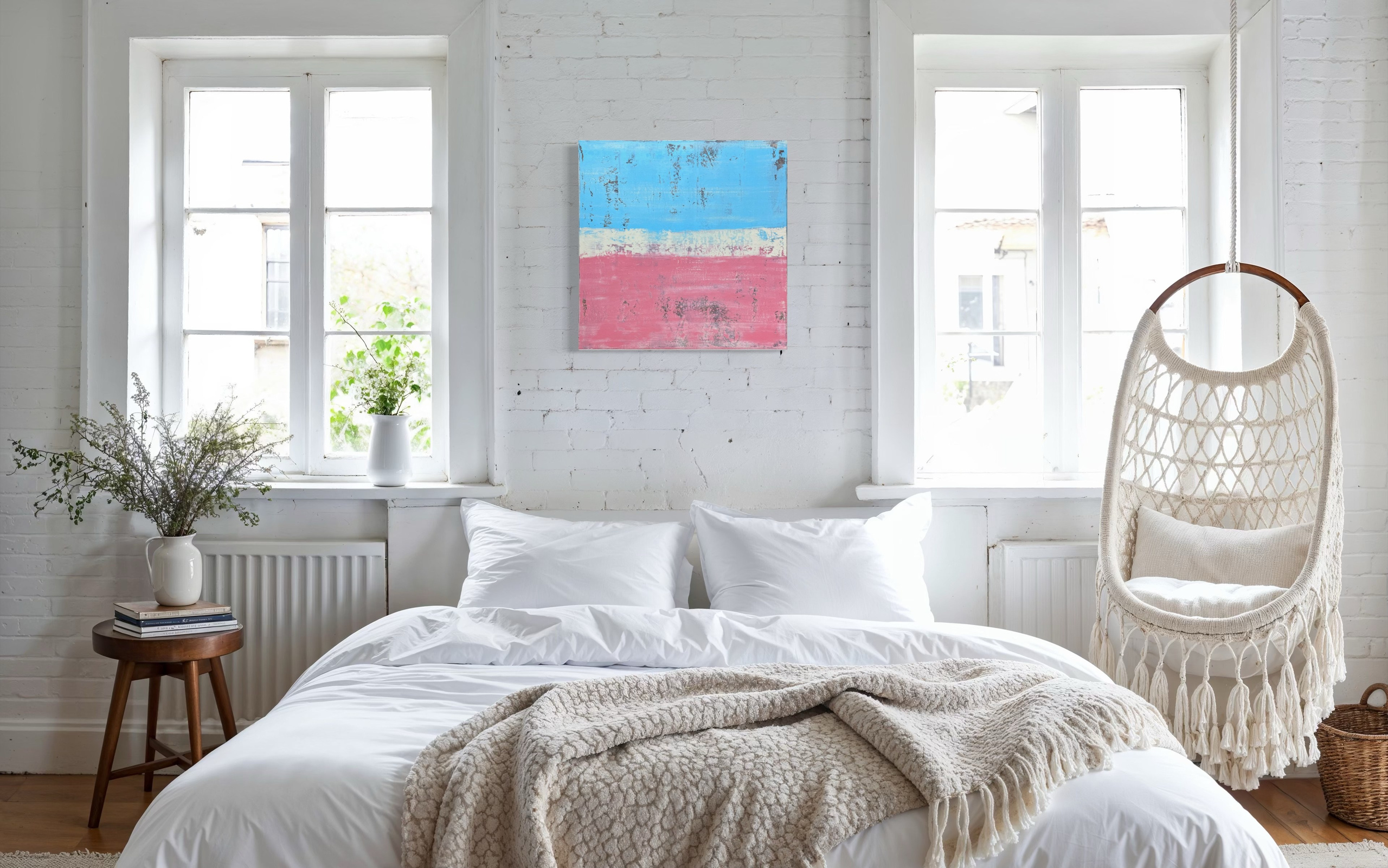 Worn Elegance – Abstrakte Acrylmalerei | Manuela Eschbaum