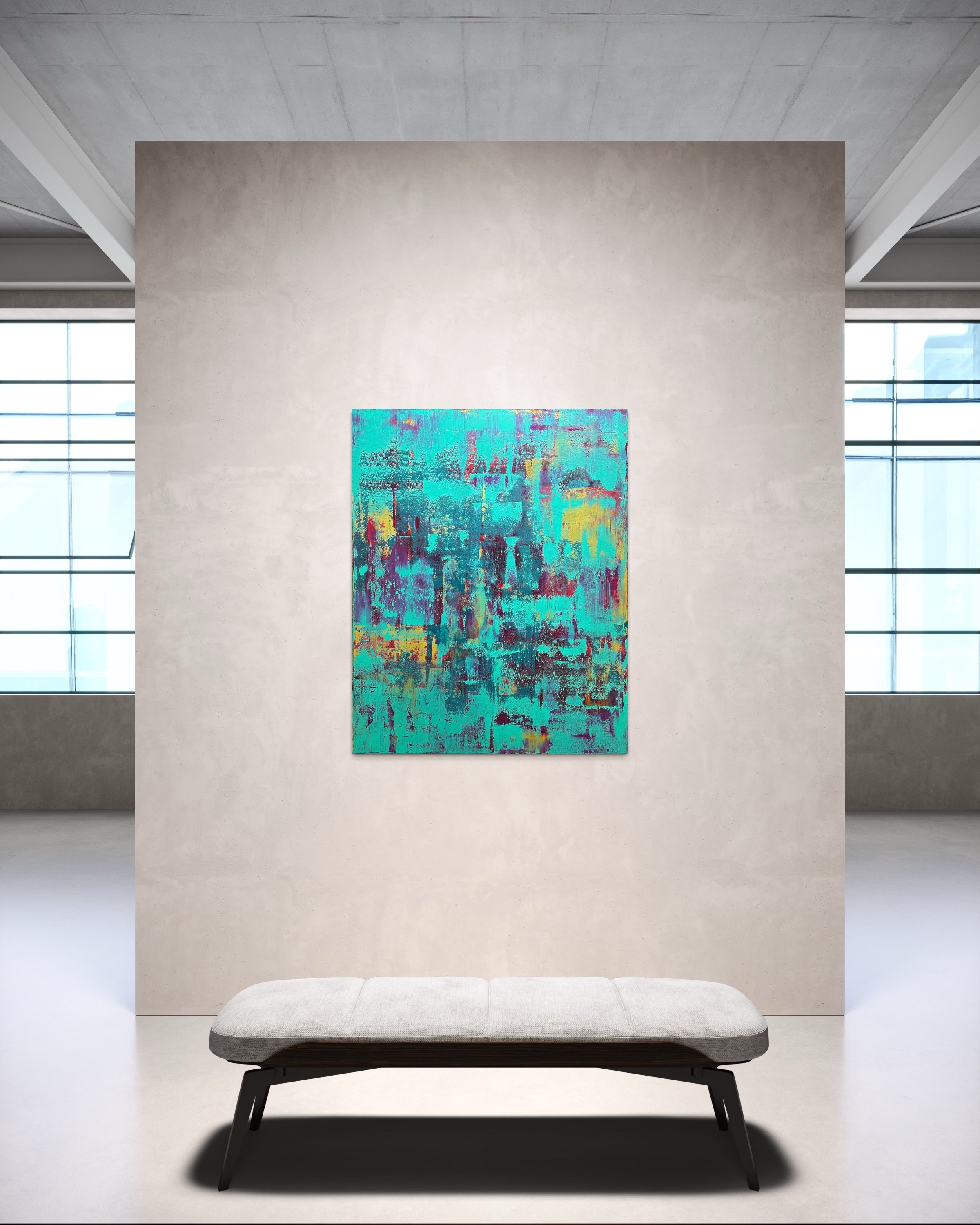 Timeless Reflections – Abstrakte Acrylmalerei | Manuela Eschbaum