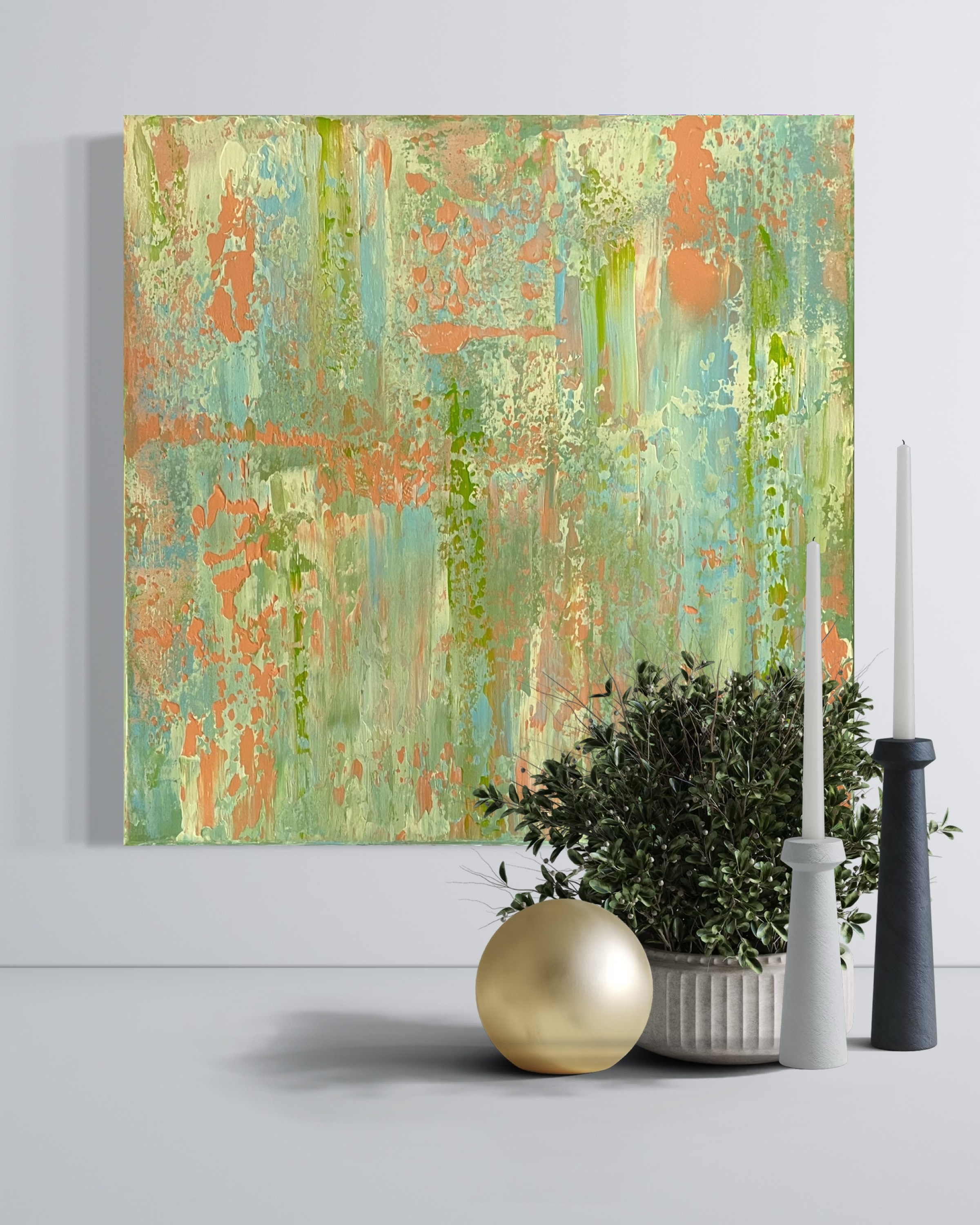 Nature’s Echo – Abstrakte Acrylmalerei | Manuela Eschbaum
