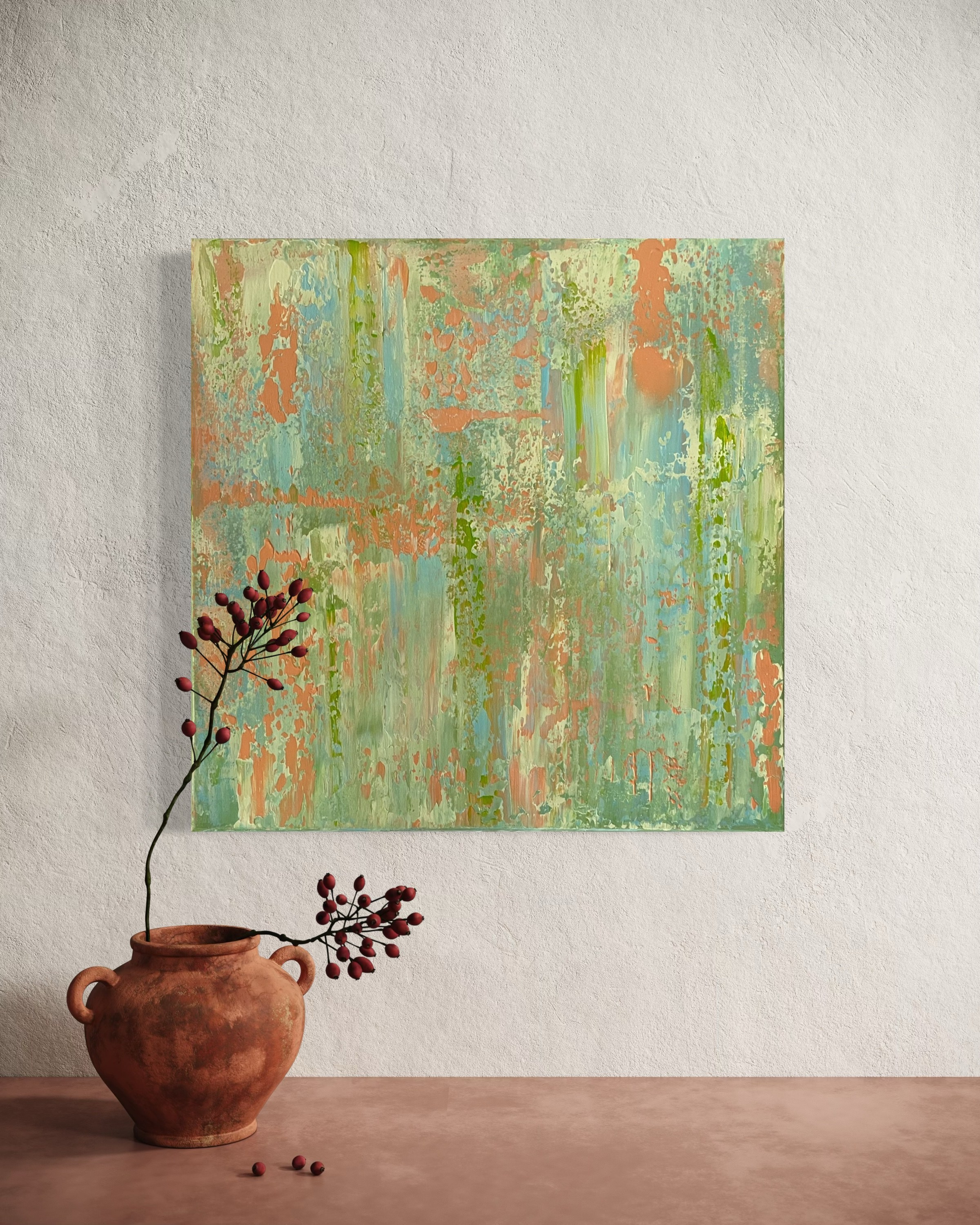 Nature’s Echo – Abstrakte Acrylmalerei | Manuela Eschbaum