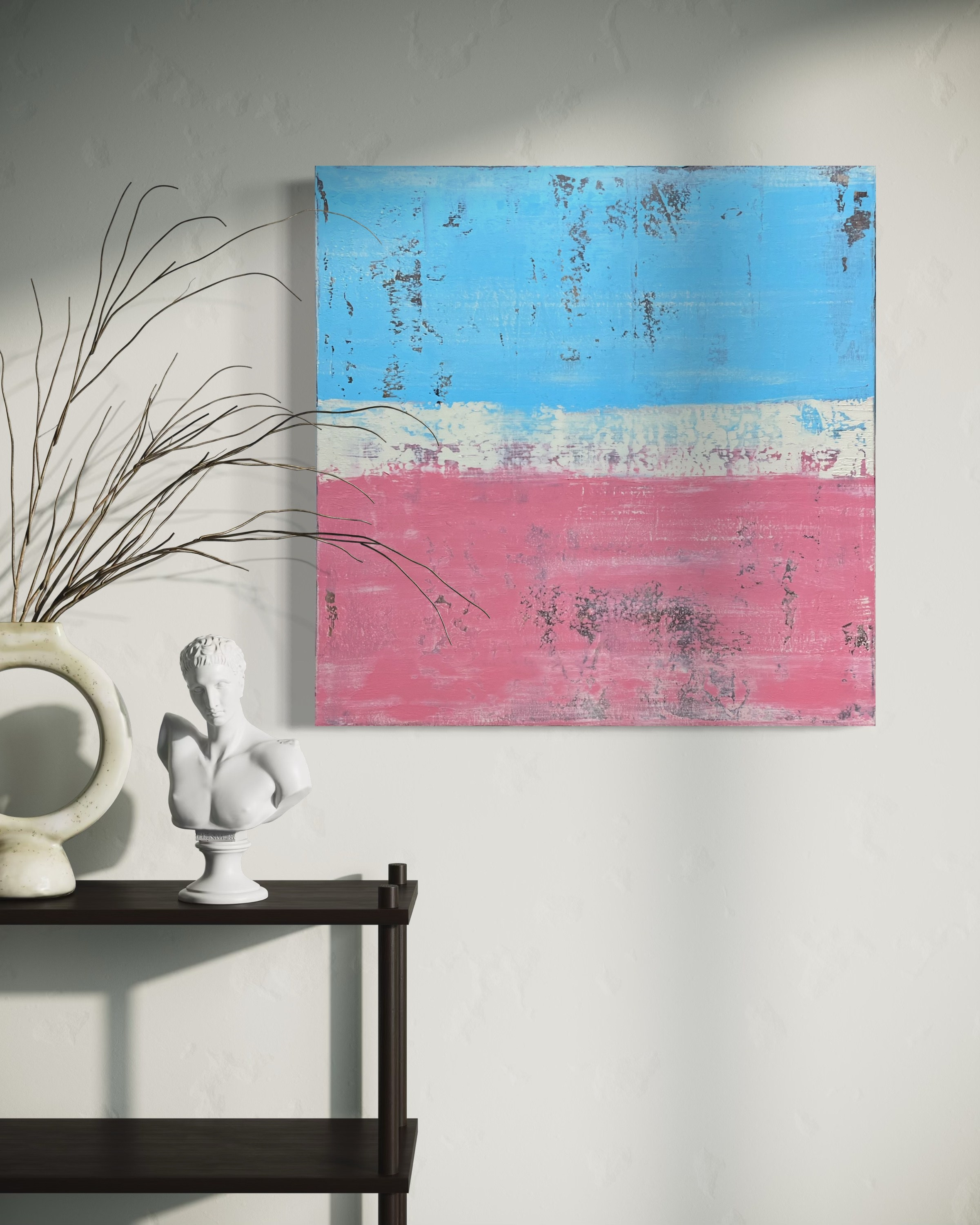Worn Elegance – Abstrakte Acrylmalerei | Manuela Eschbaum