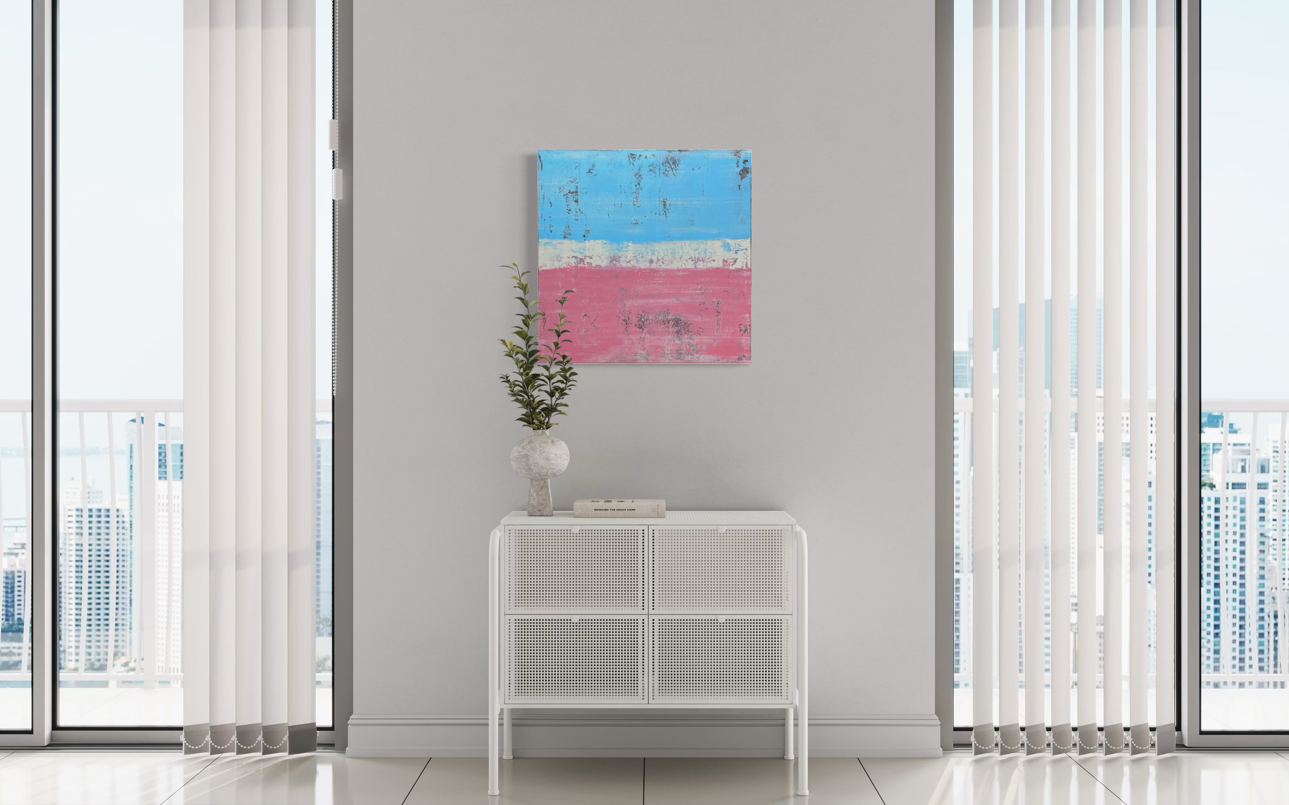 Worn Elegance – Abstrakte Acrylmalerei | Manuela Eschbaum