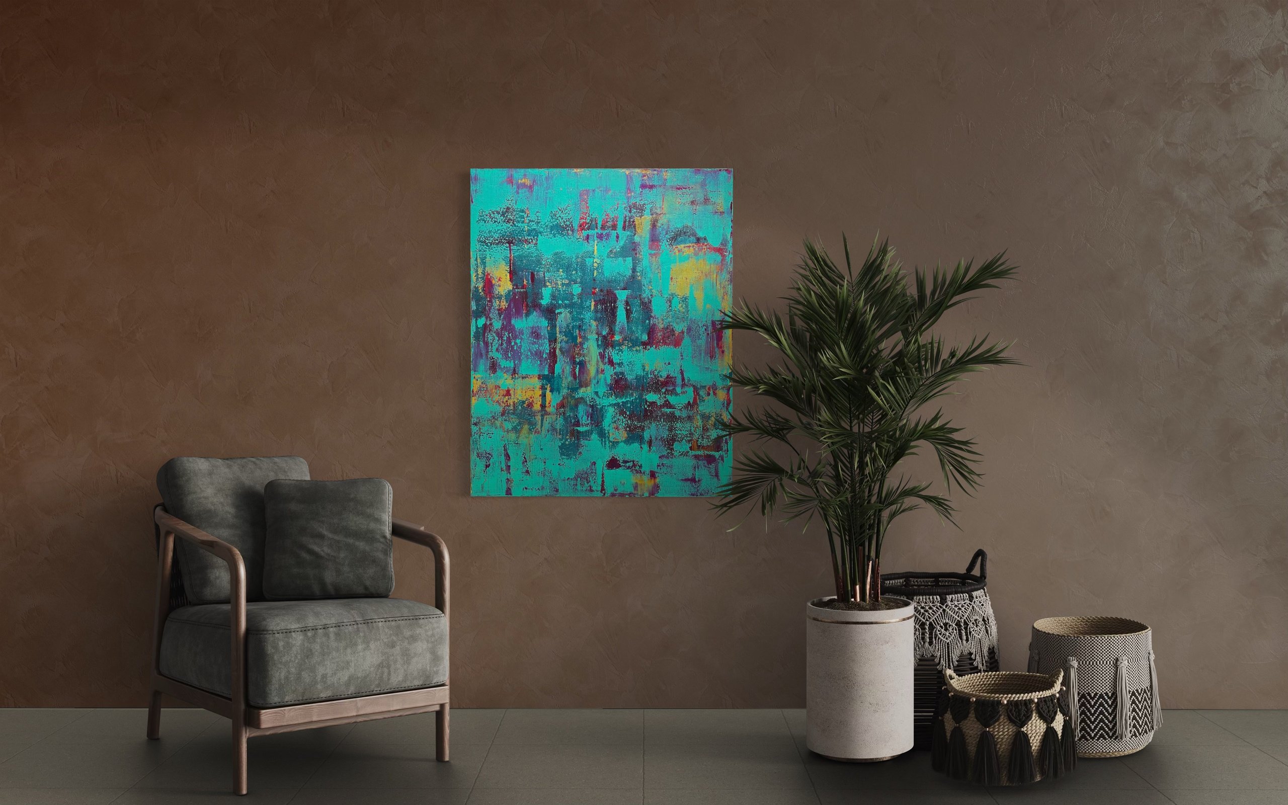 Timeless Reflections – Abstrakte Acrylmalerei | Manuela Eschbaum