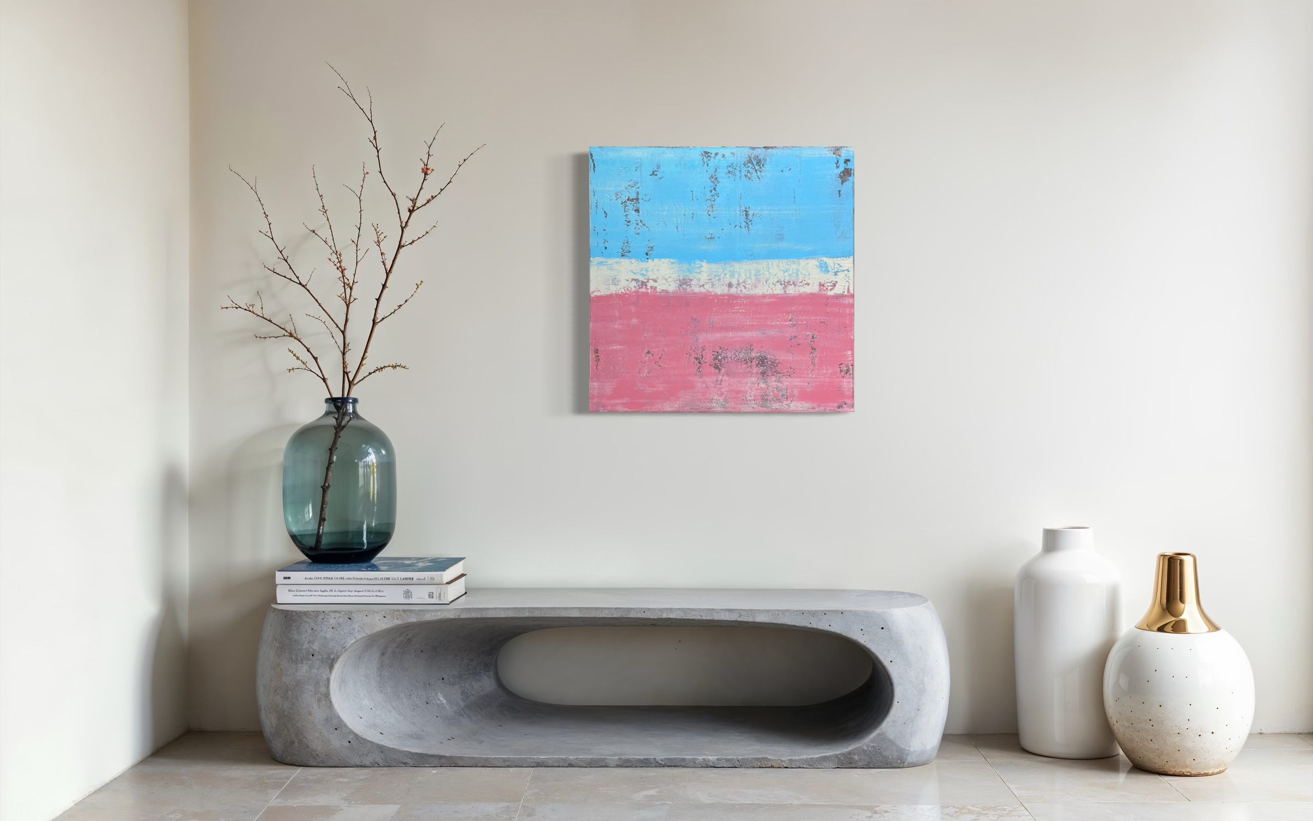 Worn Elegance – Abstrakte Acrylmalerei | Manuela Eschbaum