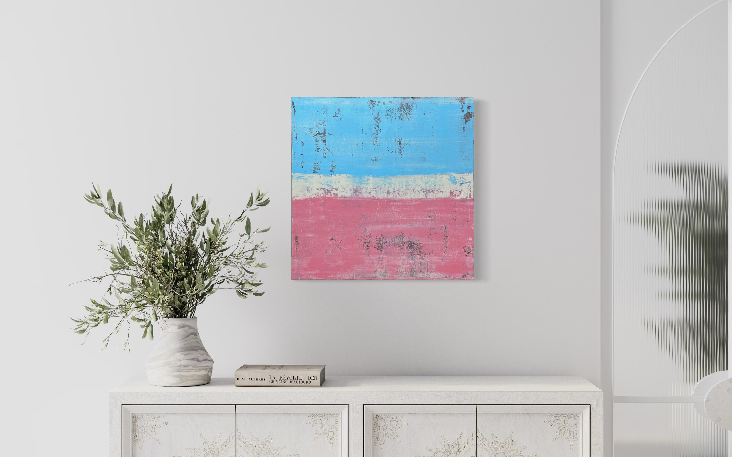Worn Elegance – Abstrakte Acrylmalerei | Manuela Eschbaum