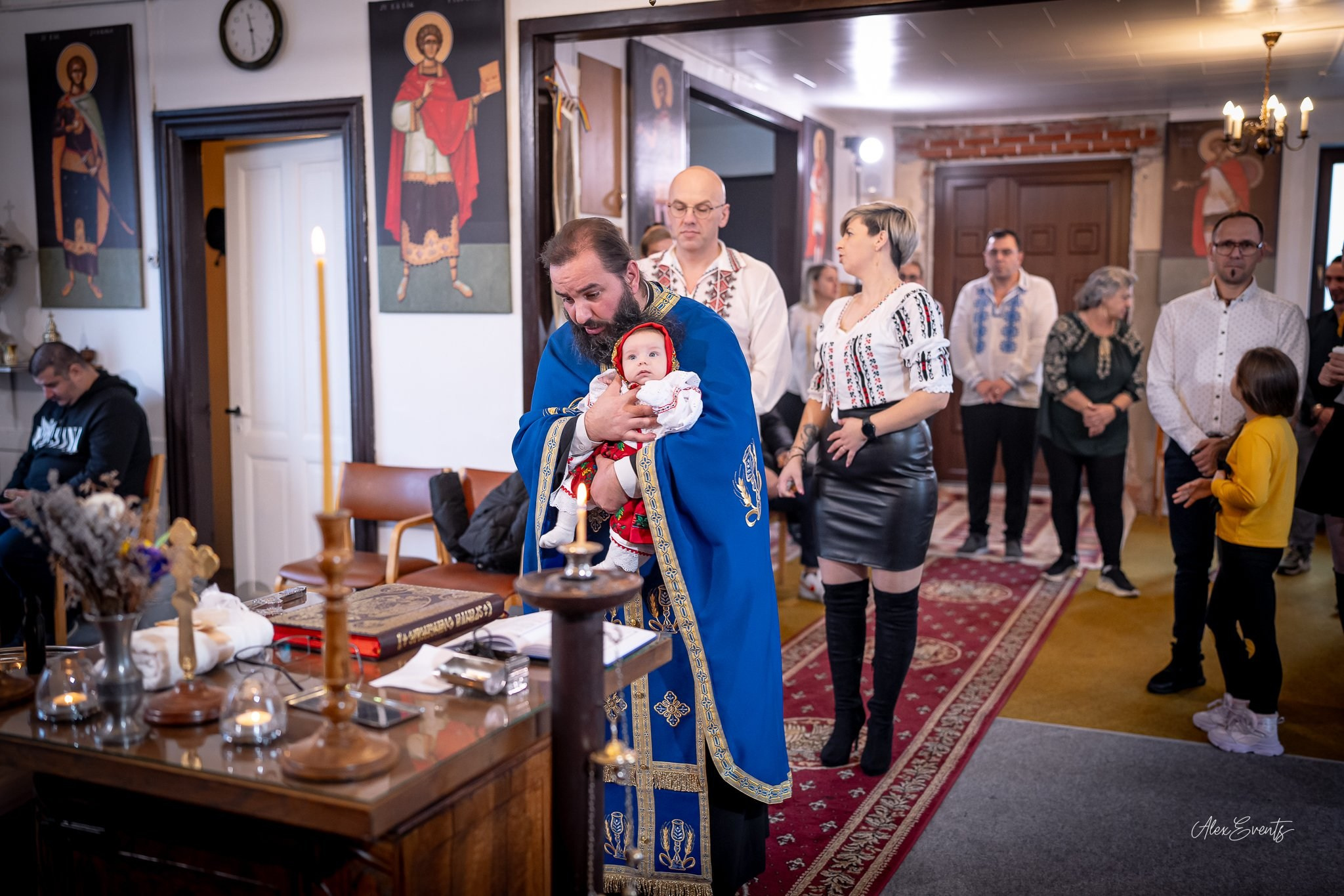 Elara' baptism — Agerbæk Church. AlexEvents | Wedding and Baptism Photographer & Videographer in Denmark and Germany